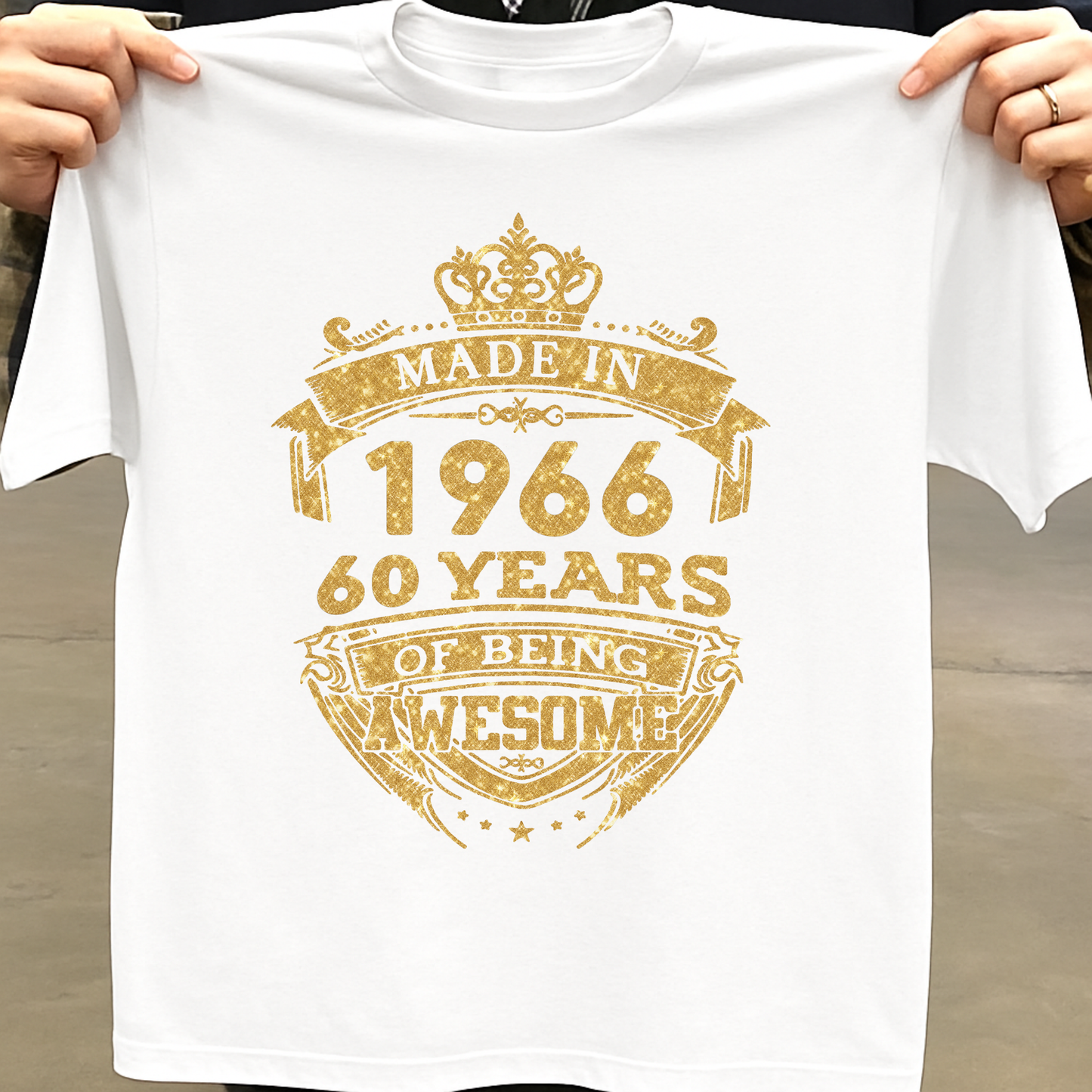 MADE IN 1966 60 YEARS OF BEING AWESOME PREMIUM CLASSIC T-SHIRT