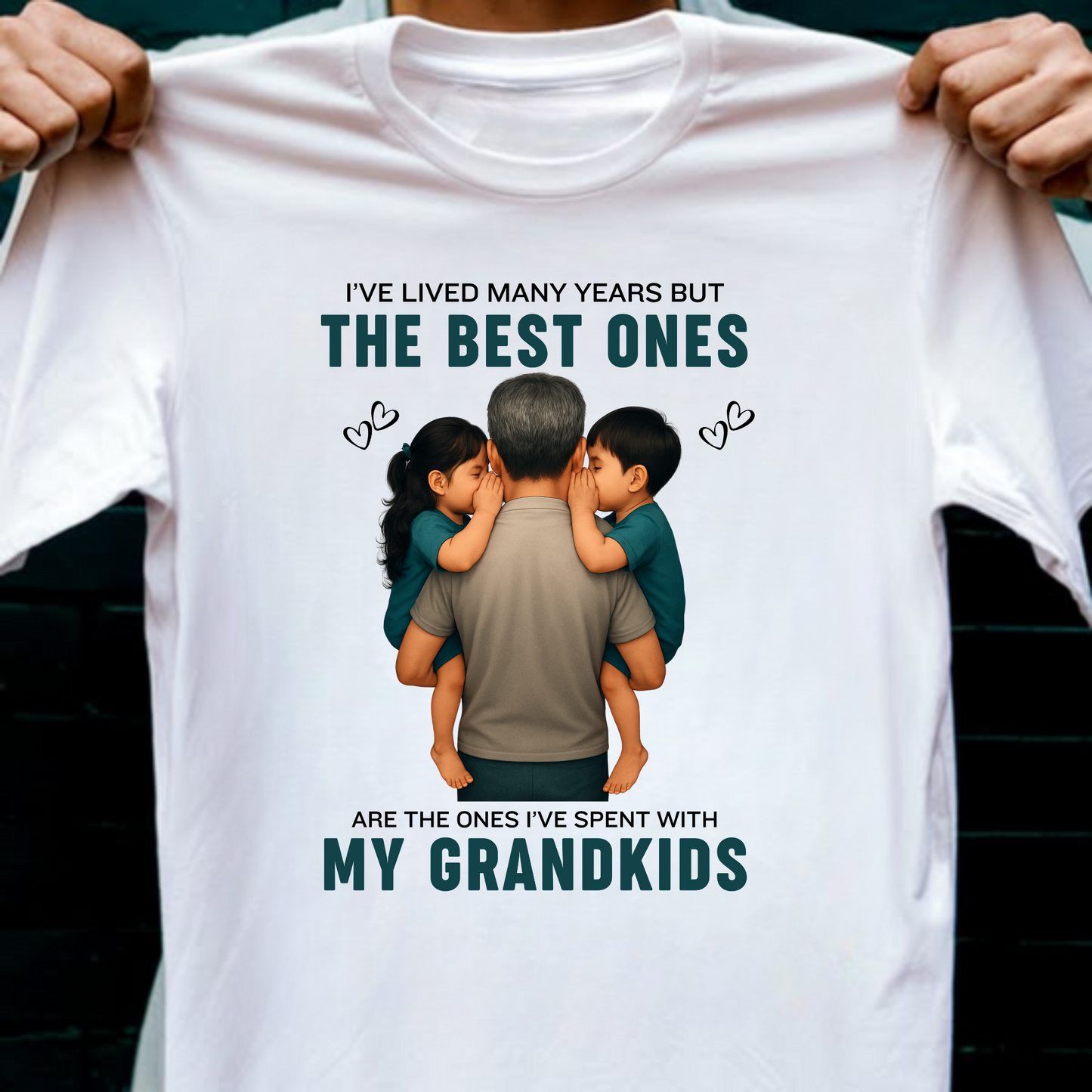 BEST ONES WITH MY GRANDKIDS CLASSIC T-SHIRT