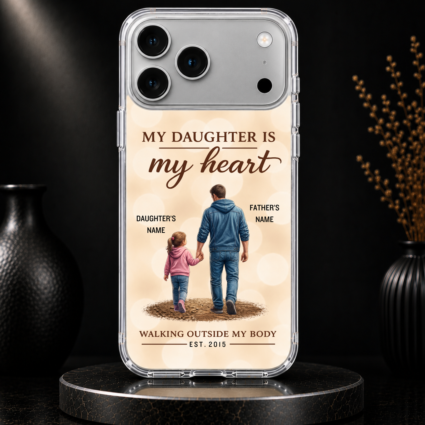 MY DAUGHTER IS MY HEART-IPHONE HARD CASE