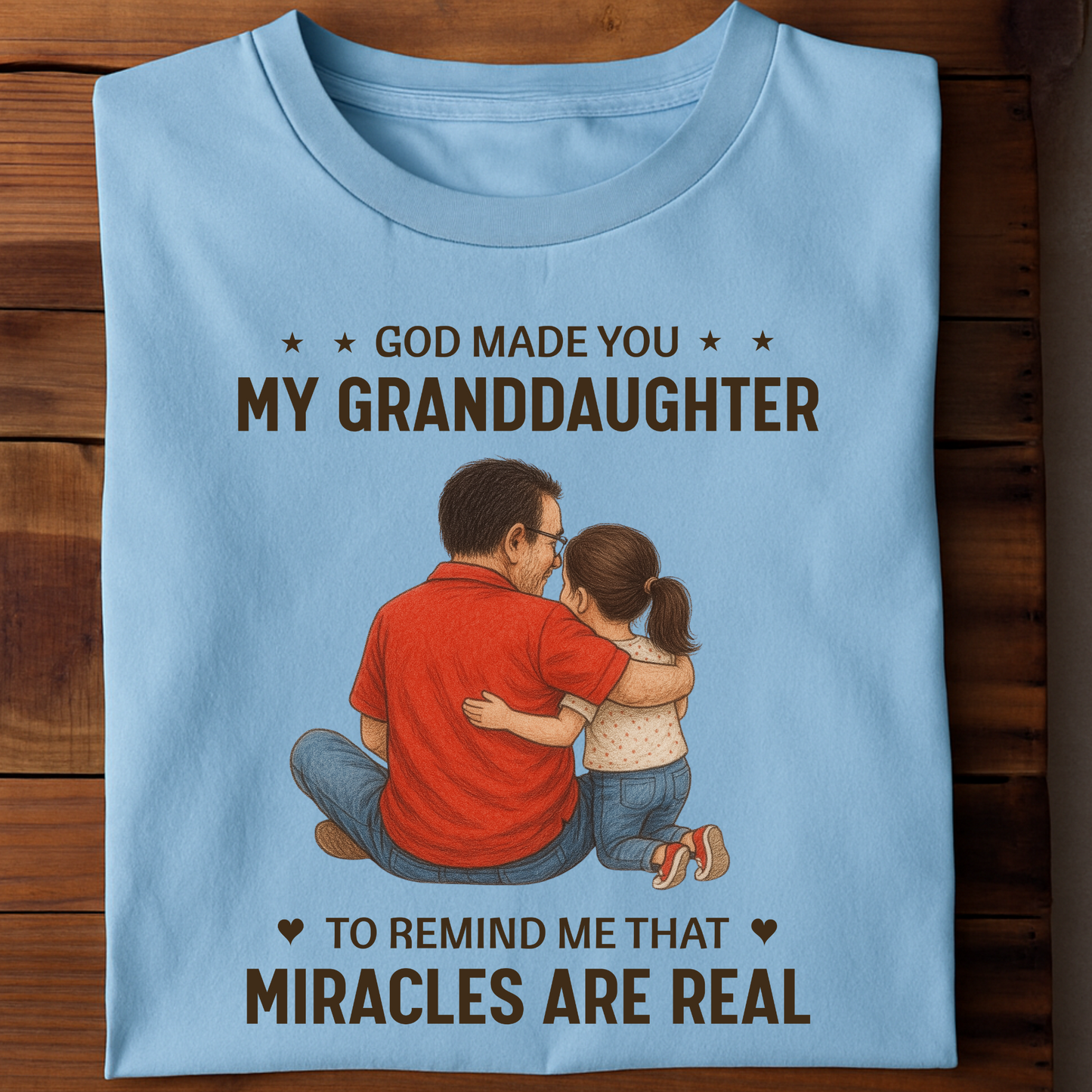 GRANDDAUGHTER MIRACLE (GRANDFATHER) CLASSIC T-SHIRT