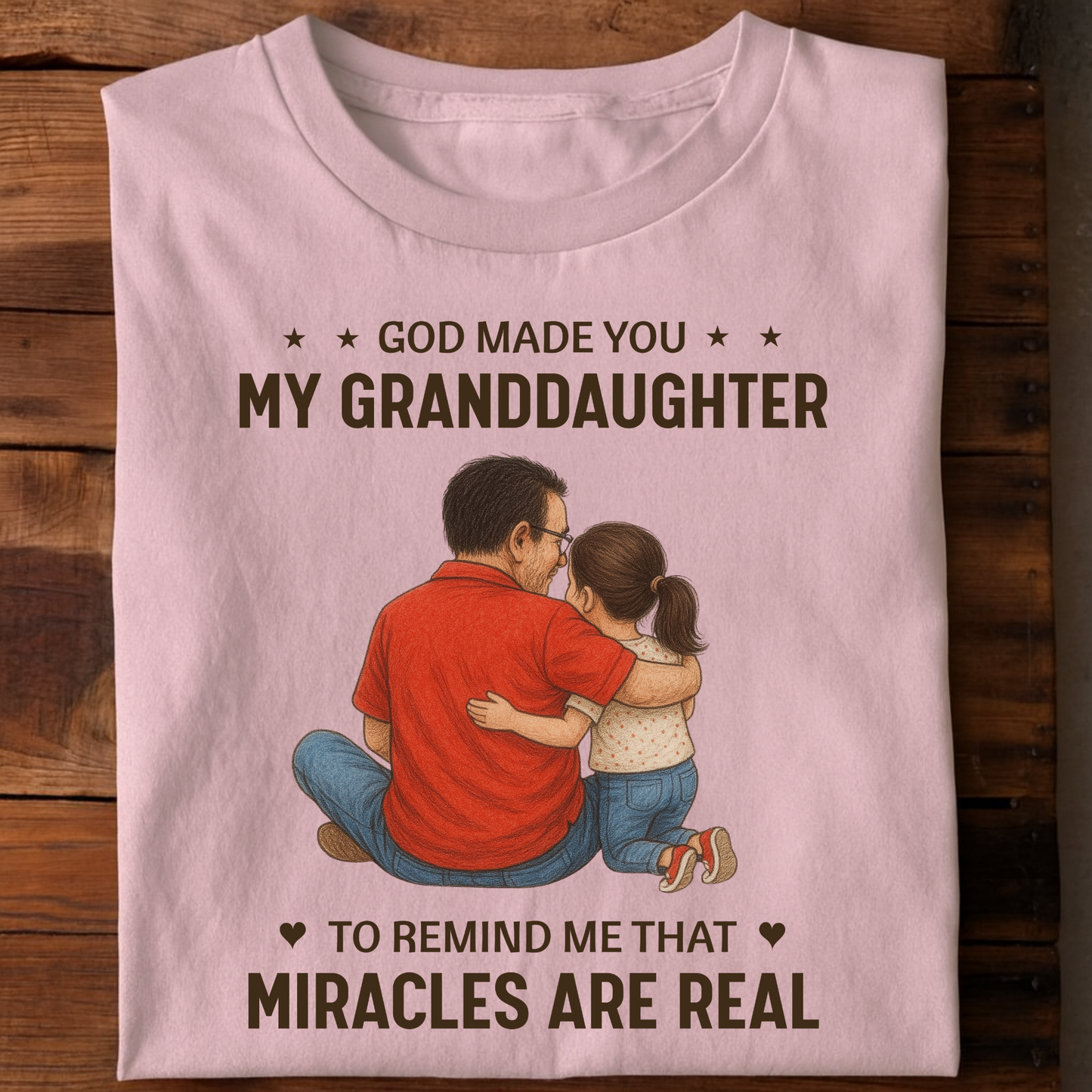 GRANDDAUGHTER MIRACLE (GRANDFATHER) CLASSIC T-SHIRT