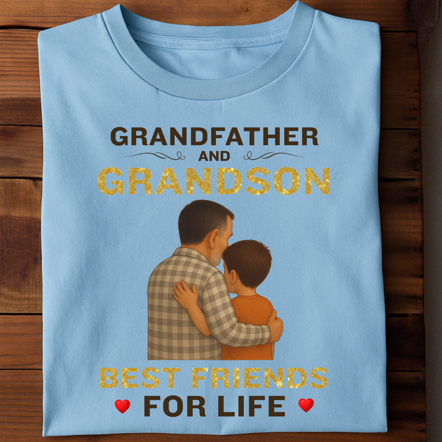GRANDFATHER AND GRANDSON BEST FRIENDS FOR LIFE CLASSIC T-SHIRT