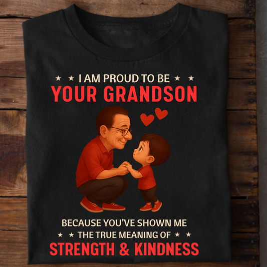 I'M PROUD TO BE YOUR GRANDSON CLASSIC T-SHIRT