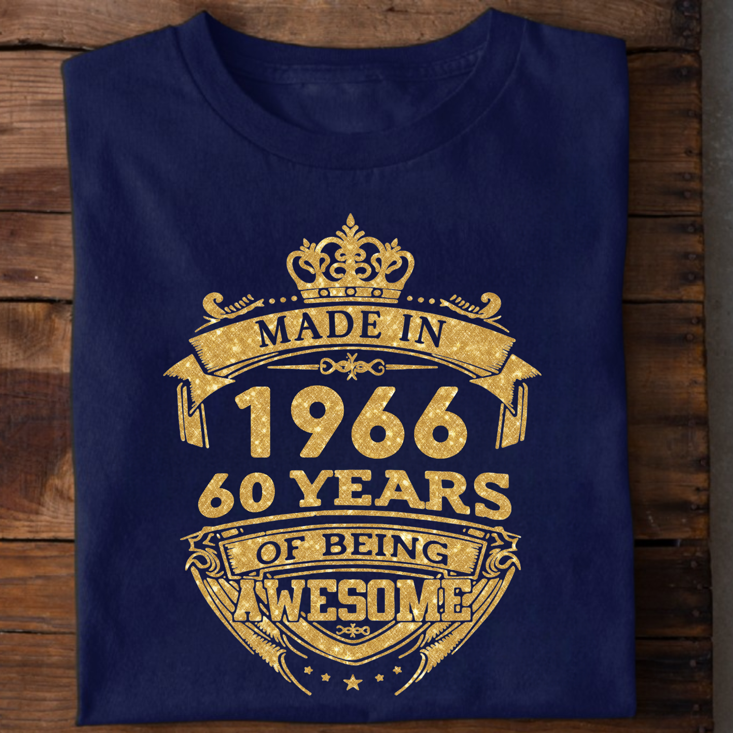 MADE IN 1966 60 YEARS OF BEING AWESOME PREMIUM CLASSIC T-SHIRT
