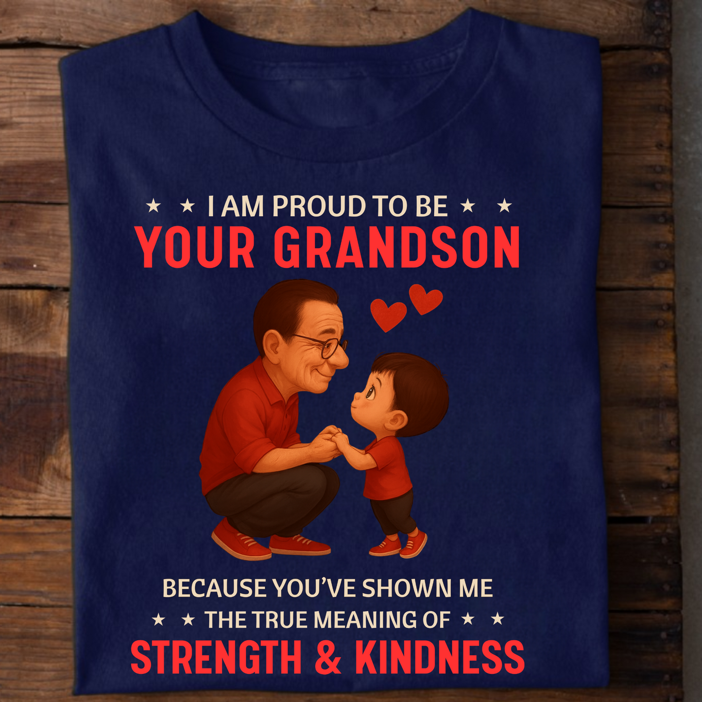 I'M PROUD TO BE YOUR GRANDSON CLASSIC T-SHIRT