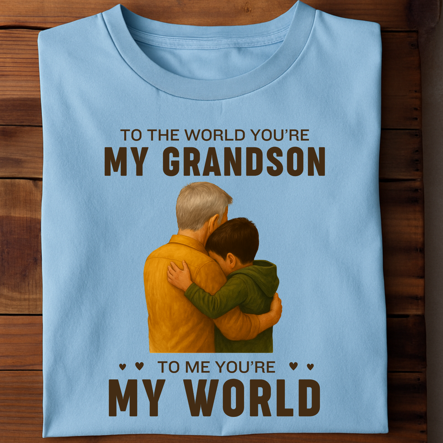 MY WORLD, MY GRANDSON CLASSIC T-SHIRT