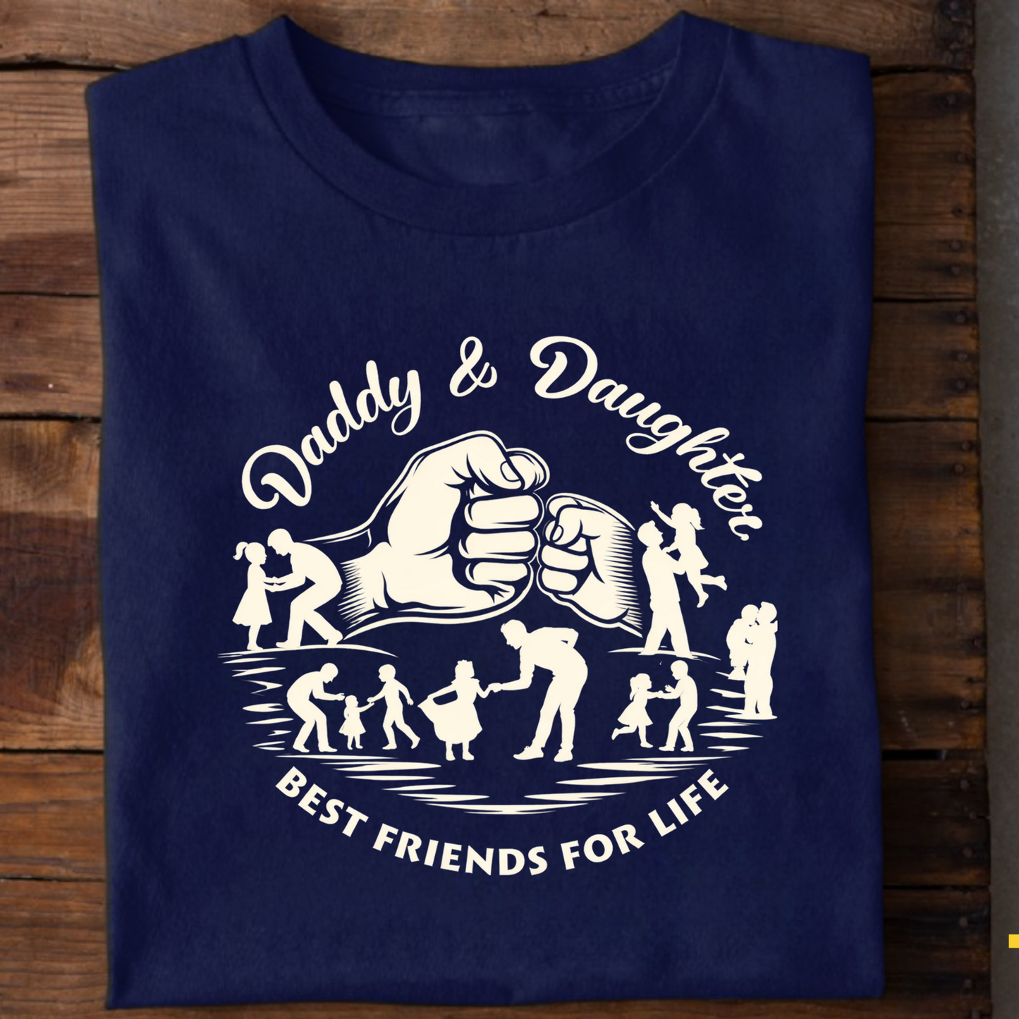 DADDY & DAUGHTER BEST FRIENDS FOR LIFE CLASSIC T-SHIRT
