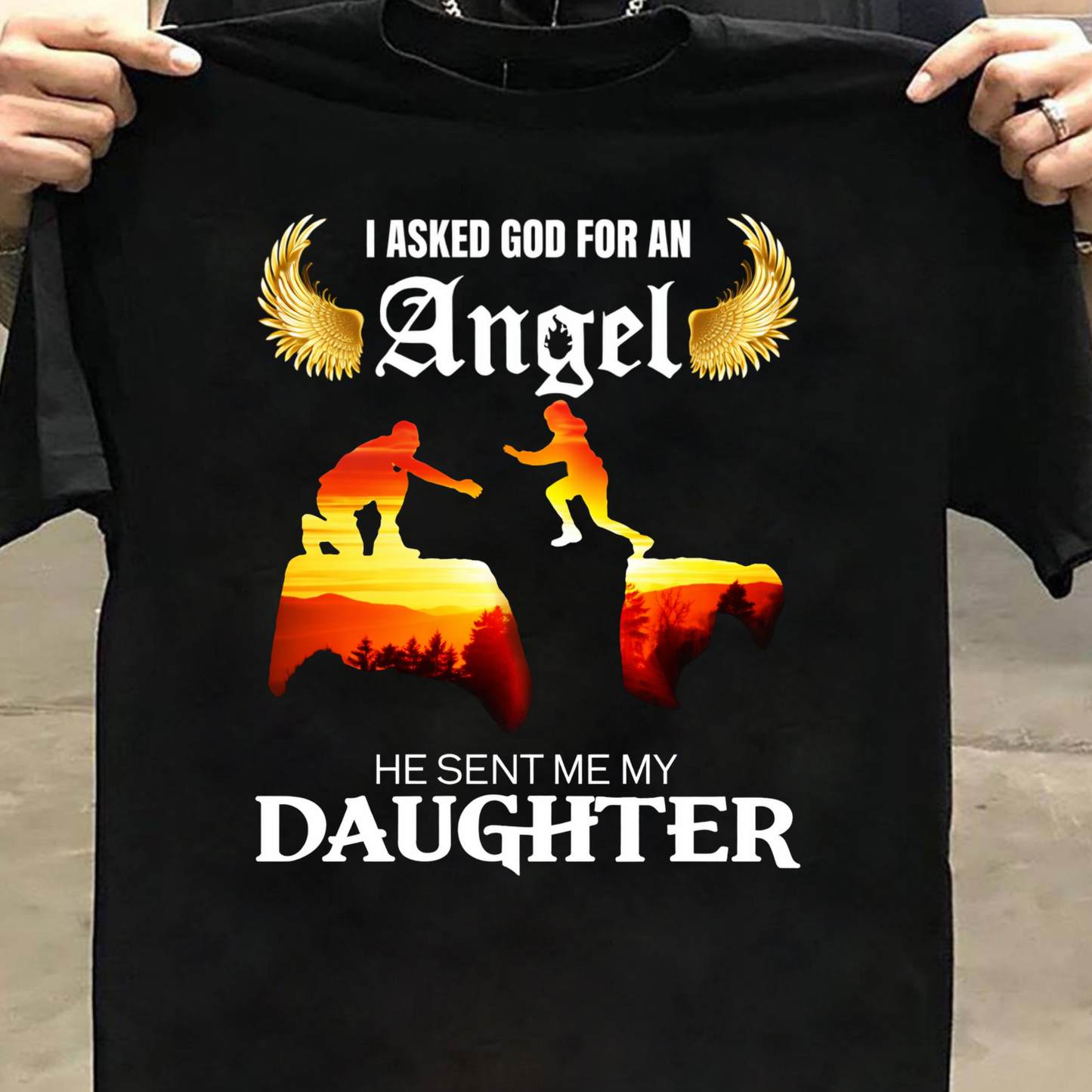 MY ANGEL, MY DAUGHTER (FATHER DAUGHTER) CLASSIC T-SHIRT