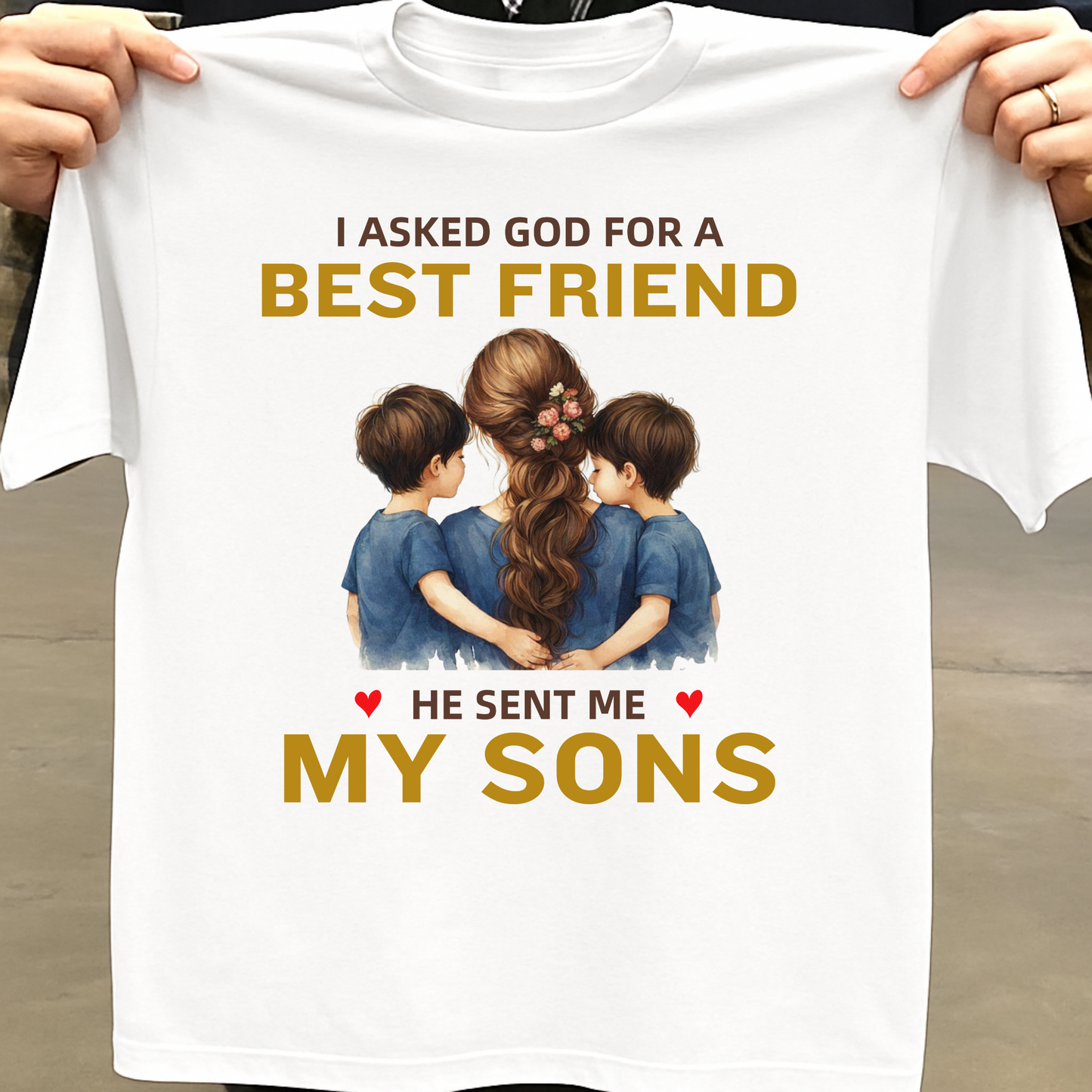 BEST FRIEND MY SONS (MOTHER) CLASSIC T-SHIRT