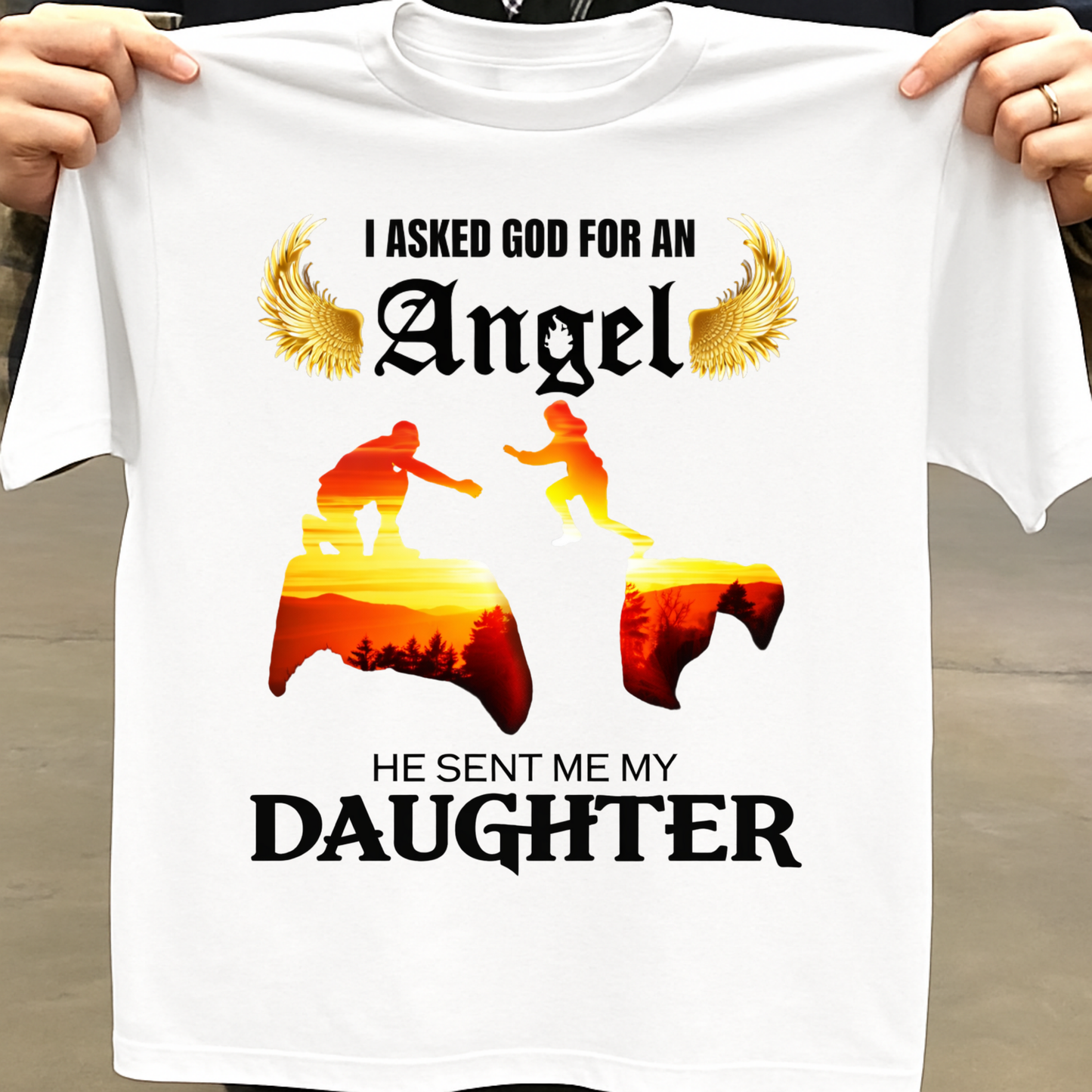 MY ANGEL, MY DAUGHTER (FATHER DAUGHTER) CLASSIC T-SHIRT