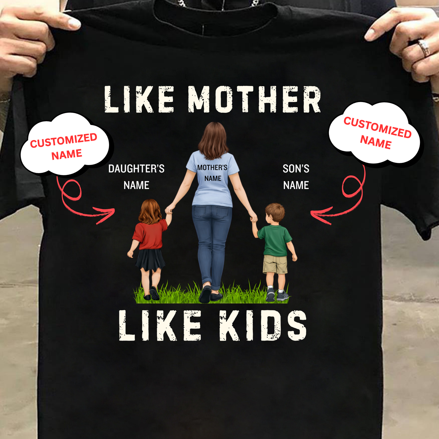 CUSTOMIZED-LIKE MOTHER LIKE KIDS CLASSIC T-SHIRTS
