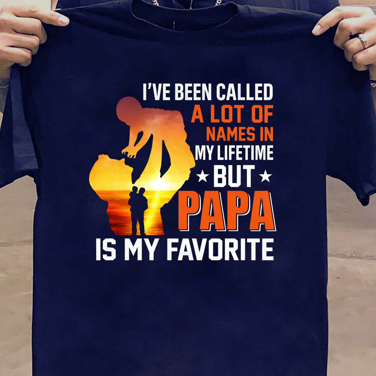 MY FAVORITE NAME IS PAPA (FATHER & SON) CLASSIC T-SHIRT