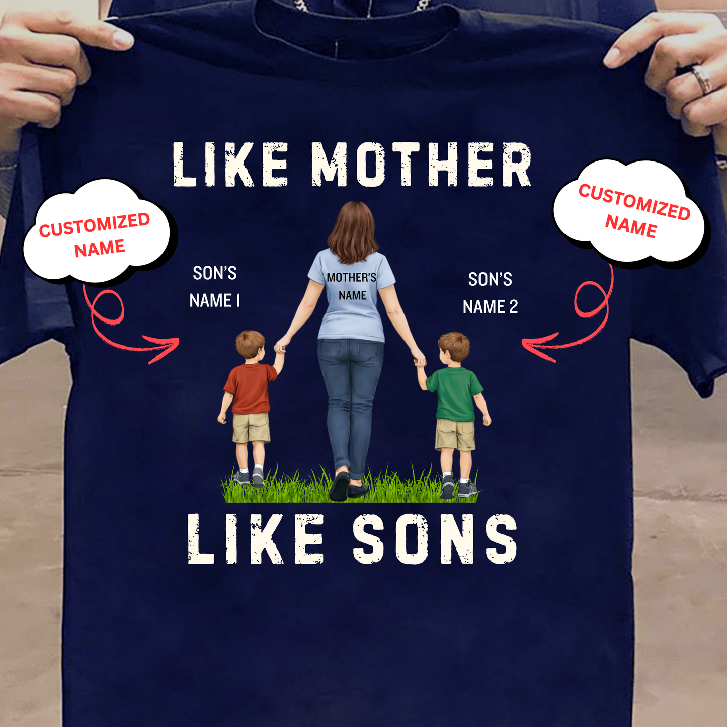 CUSTOMIZED-LIKE MOTHER LIKE SONS CLASSIC T-SHIRTS