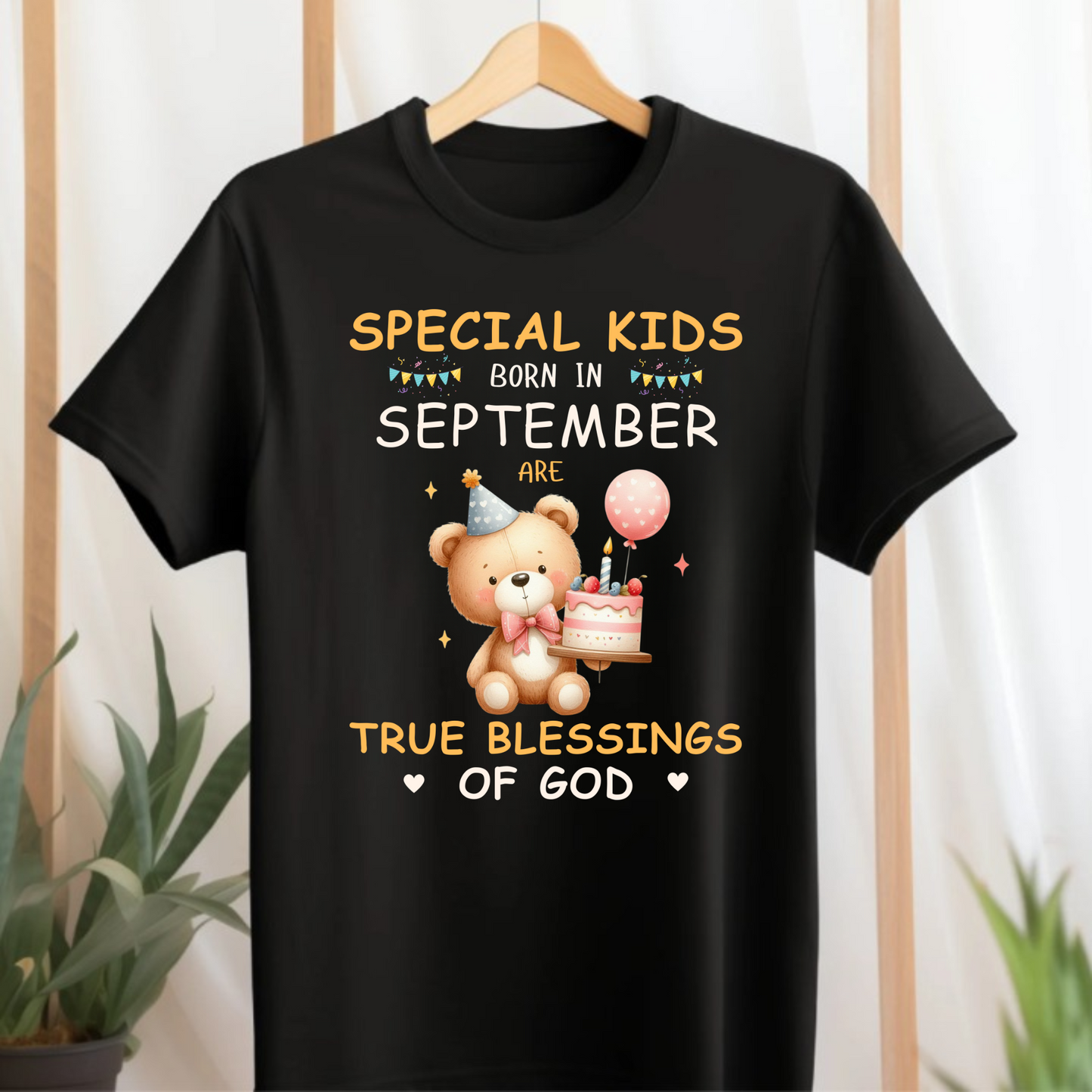 SPECIAL KIDS BORN IN SEPTEMBER ARE TRUE BLESSING OF GOD CLASSIC KIDS T-SHIRT
