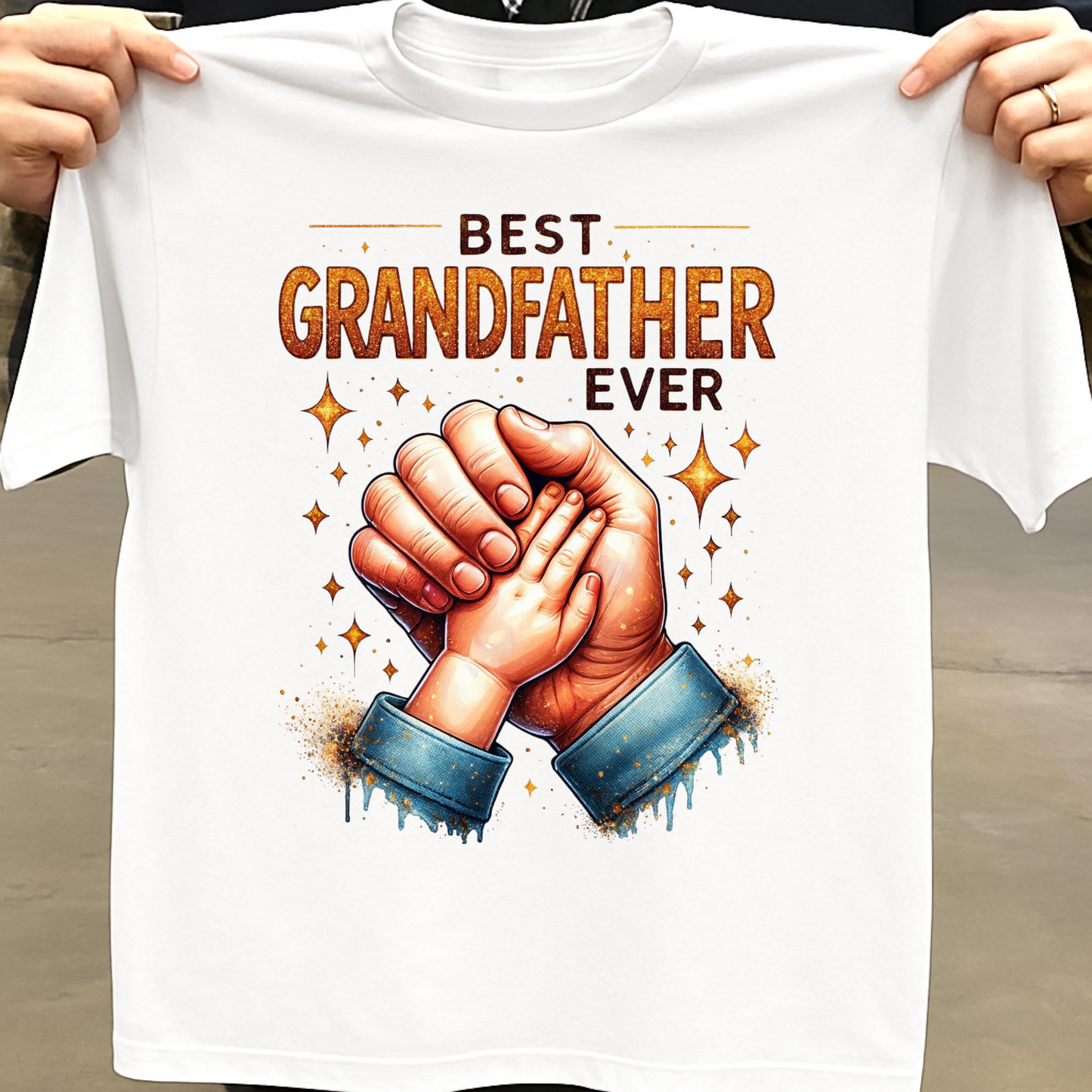 BEST GRANDFATHER EVER PREMIUM CLASSIC T-SHIRT