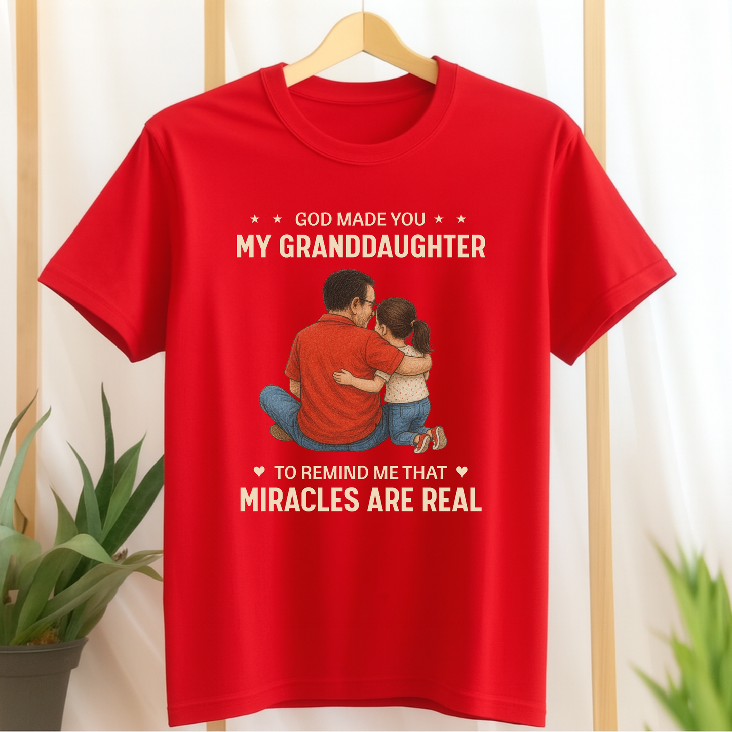 GRANDDAUGHTER MIRACLE (GRANDFATHER) CLASSIC T-SHIRT