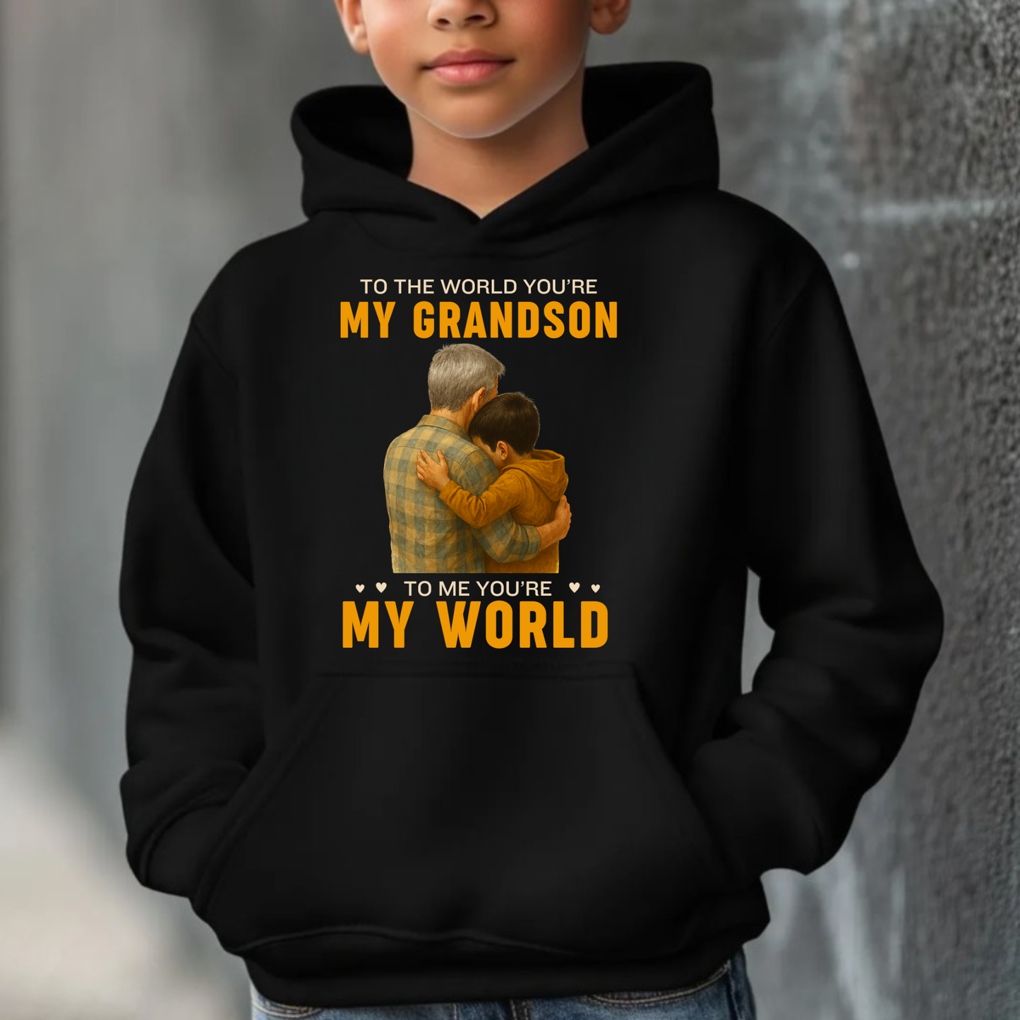 MY GRANDSON, MY WORLD (GF) CLASSIC HOODIE