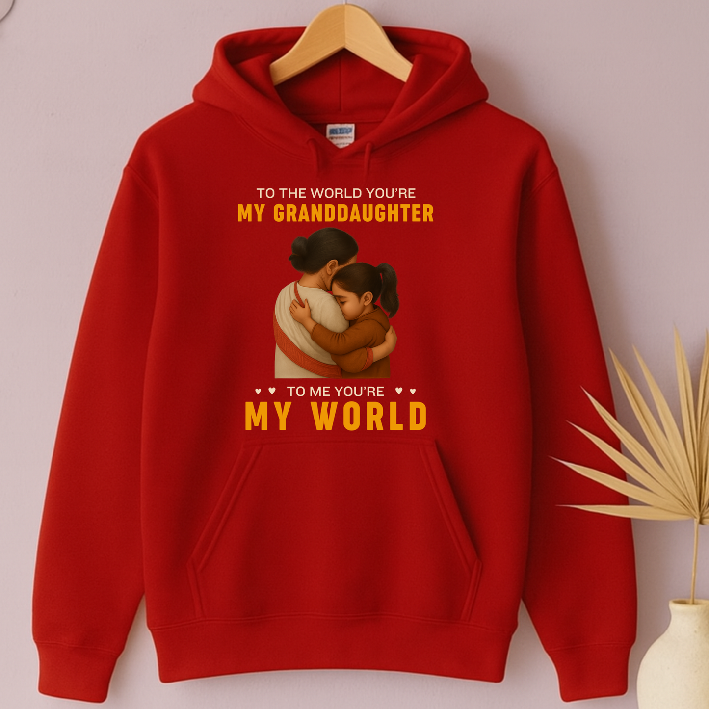 MY GRANDDAUGHTER, MY WORLD CLASSIC HOODIE a