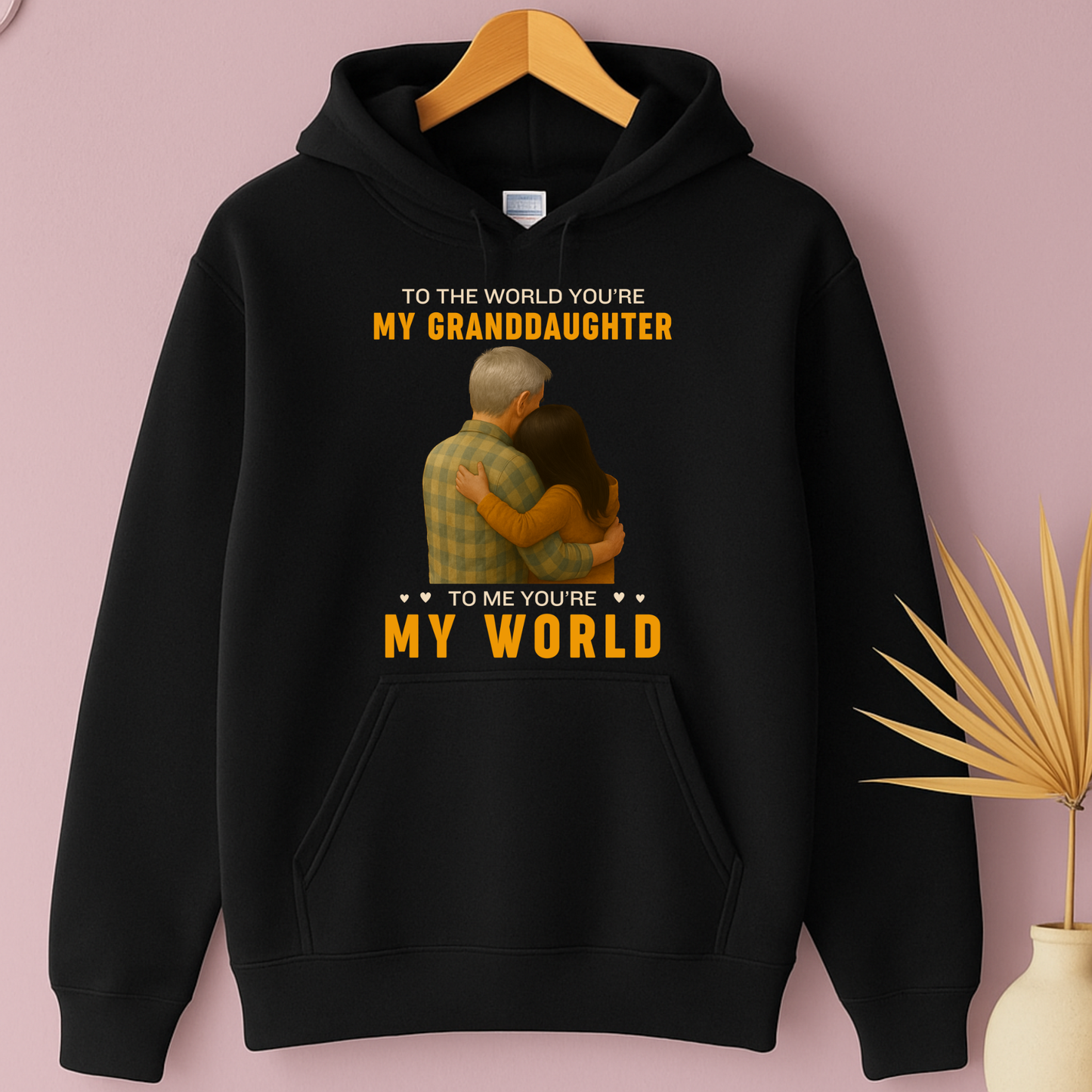 MY GRANDDAUGHTER, MY WORLD (GF) CLASSIC HOODIE