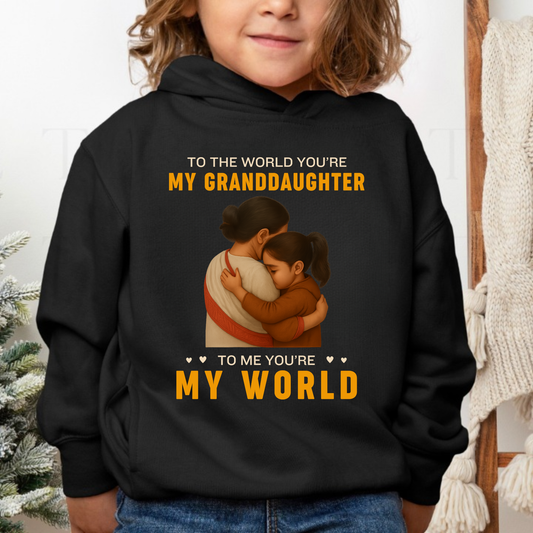 MY GRANDDAUGHTER, MY WORLD CLASSIC HOODIE
