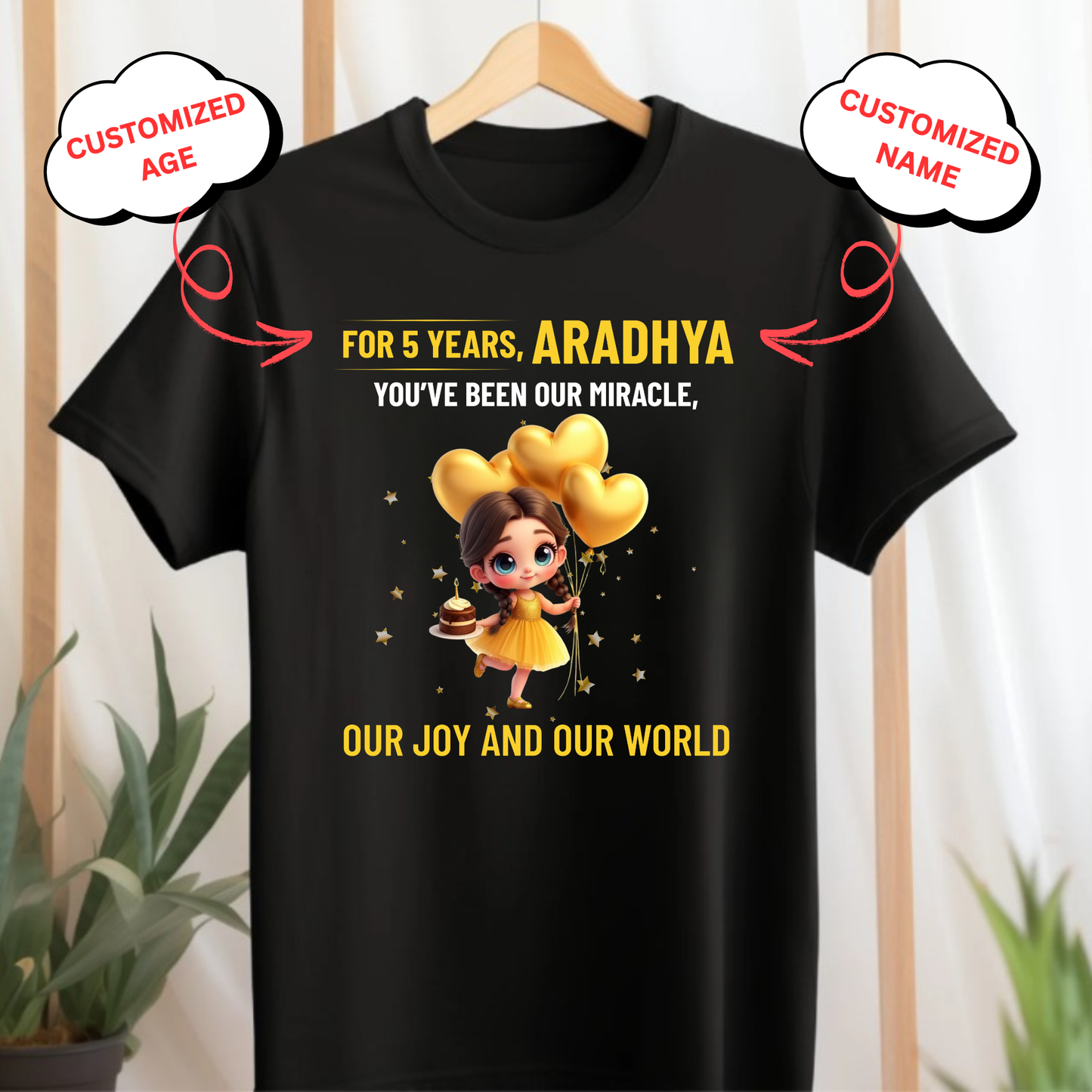 CUSTOMIZED-YOU'VE BEEN OUR MIRACLE CLASSIC KIDS T-SHIRT