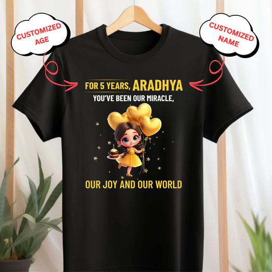 CUSTOMIZED-YOU'VE BEEN OUR MIRACLE CLASSIC KIDS T-SHIRT