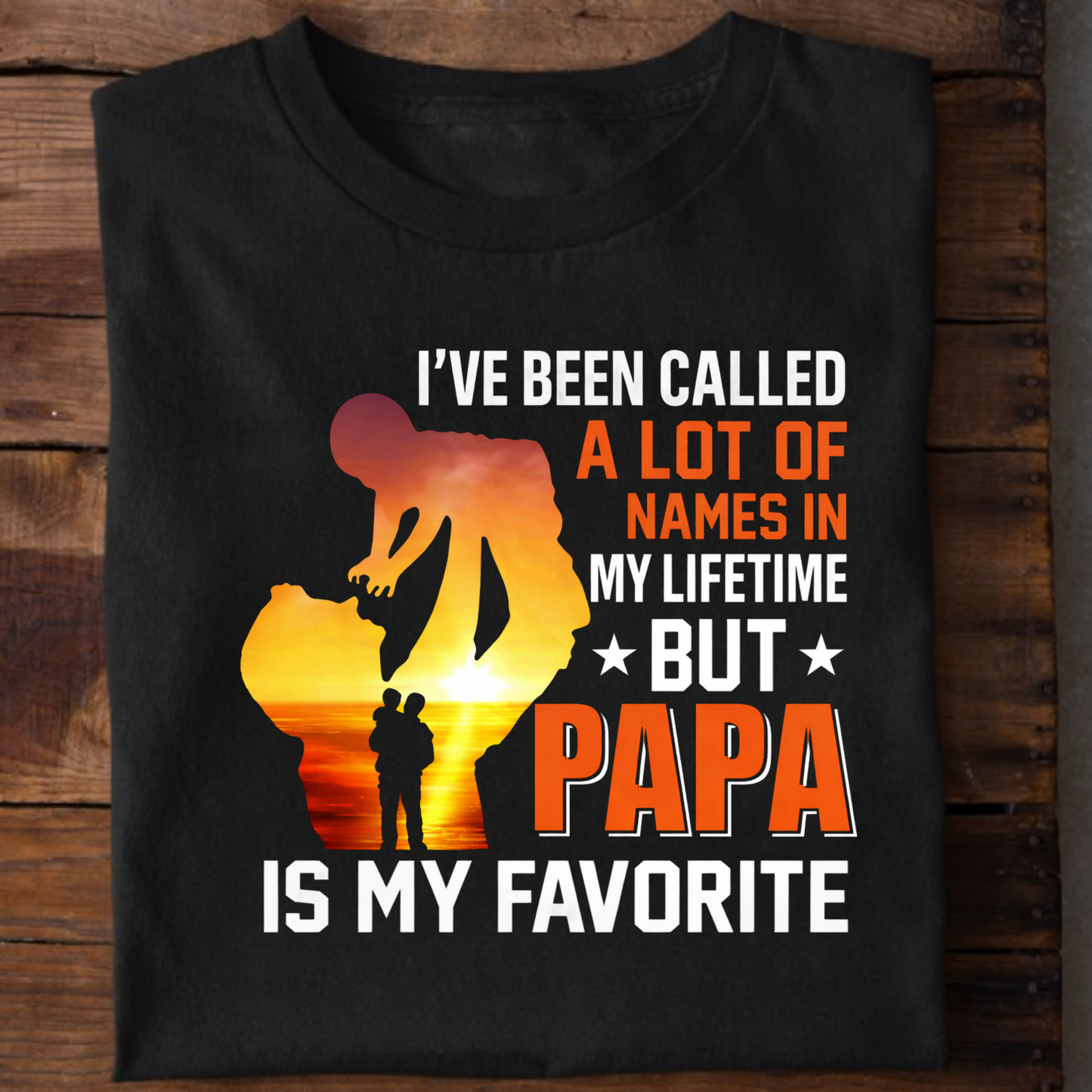 MY FAVORITE NAME IS PAPA (FATHER & SON) CLASSIC T-SHIRT