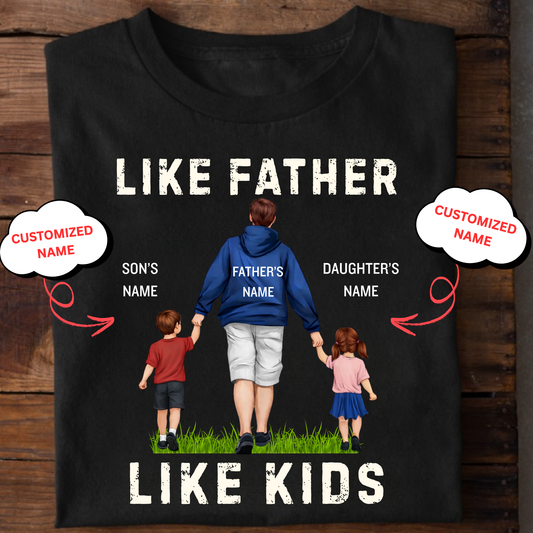 CUSTOMIZED-LIKE FATHER LIKE KIDS CLASSIC T-SHIRTS