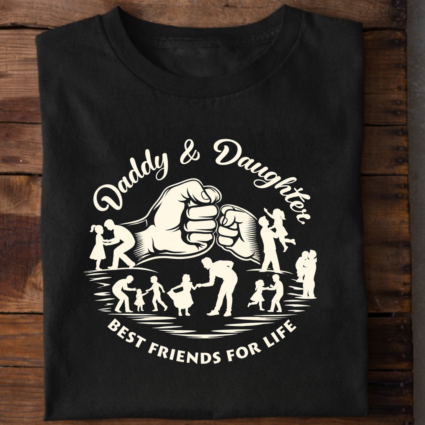 DADDY & DAUGHTER BEST FRIENDS FOR LIFE CLASSIC T-SHIRT
