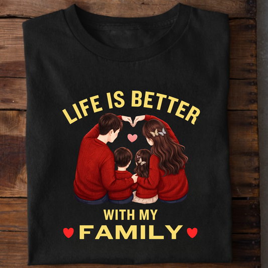 LIFE IS BETTER WITH MY FAMILY CLASSIC T-SHIRT