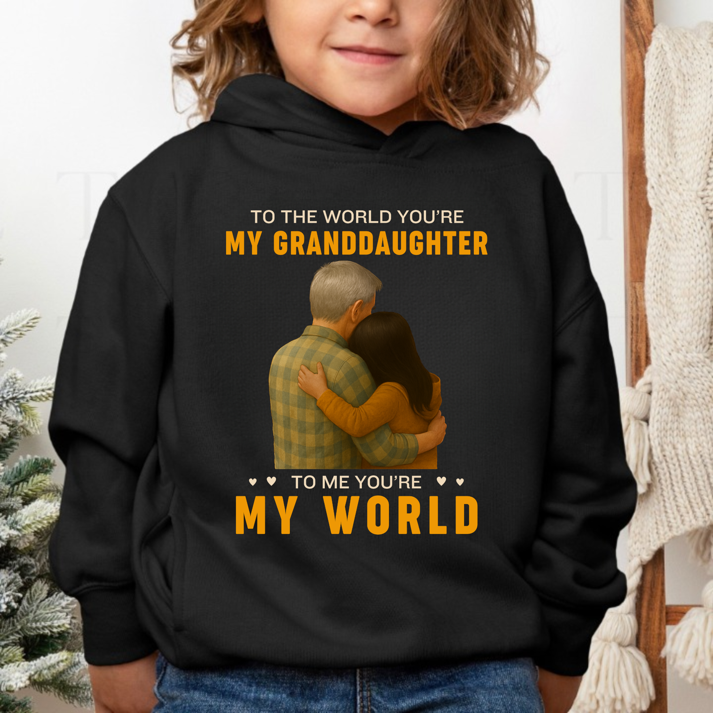 MY GRANDDAUGHTER, MY WORLD (GF) CLASSIC HOODIE