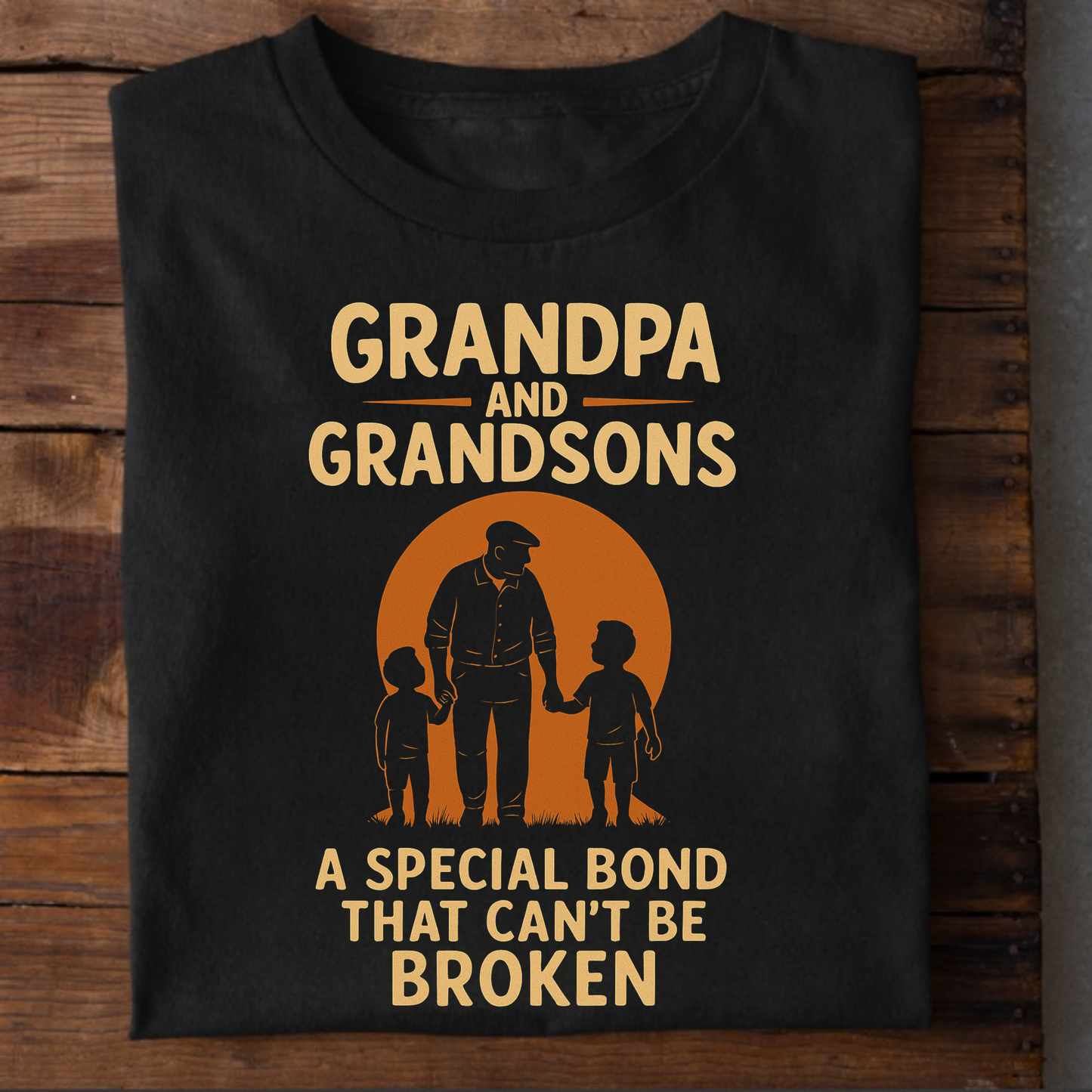 GRANDPA AND GRANDSONS, A SPECIAL BOND THAT CAN'T BE BROKEN CLASSICT-SHIRT