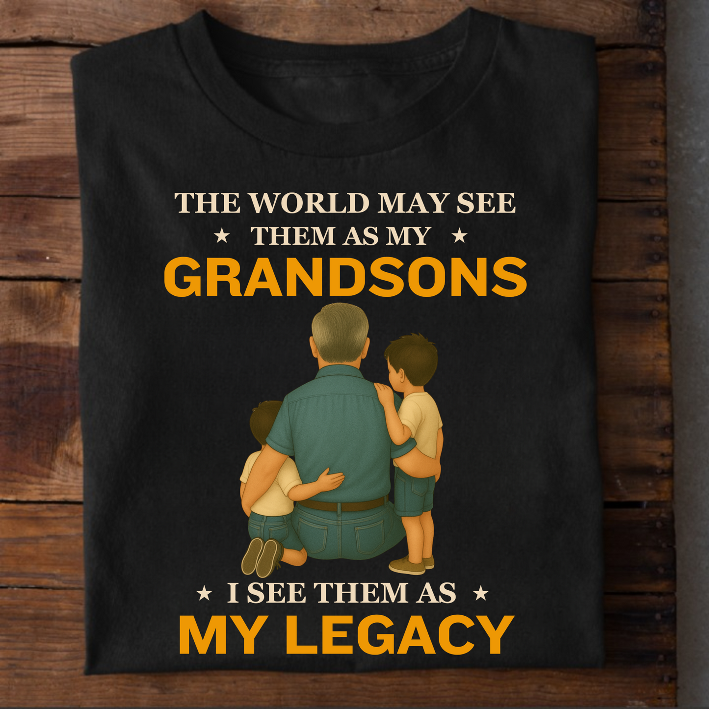 I SEE MY GRANDSONS AS MY LEGACY CLASSIC T-SHIRT