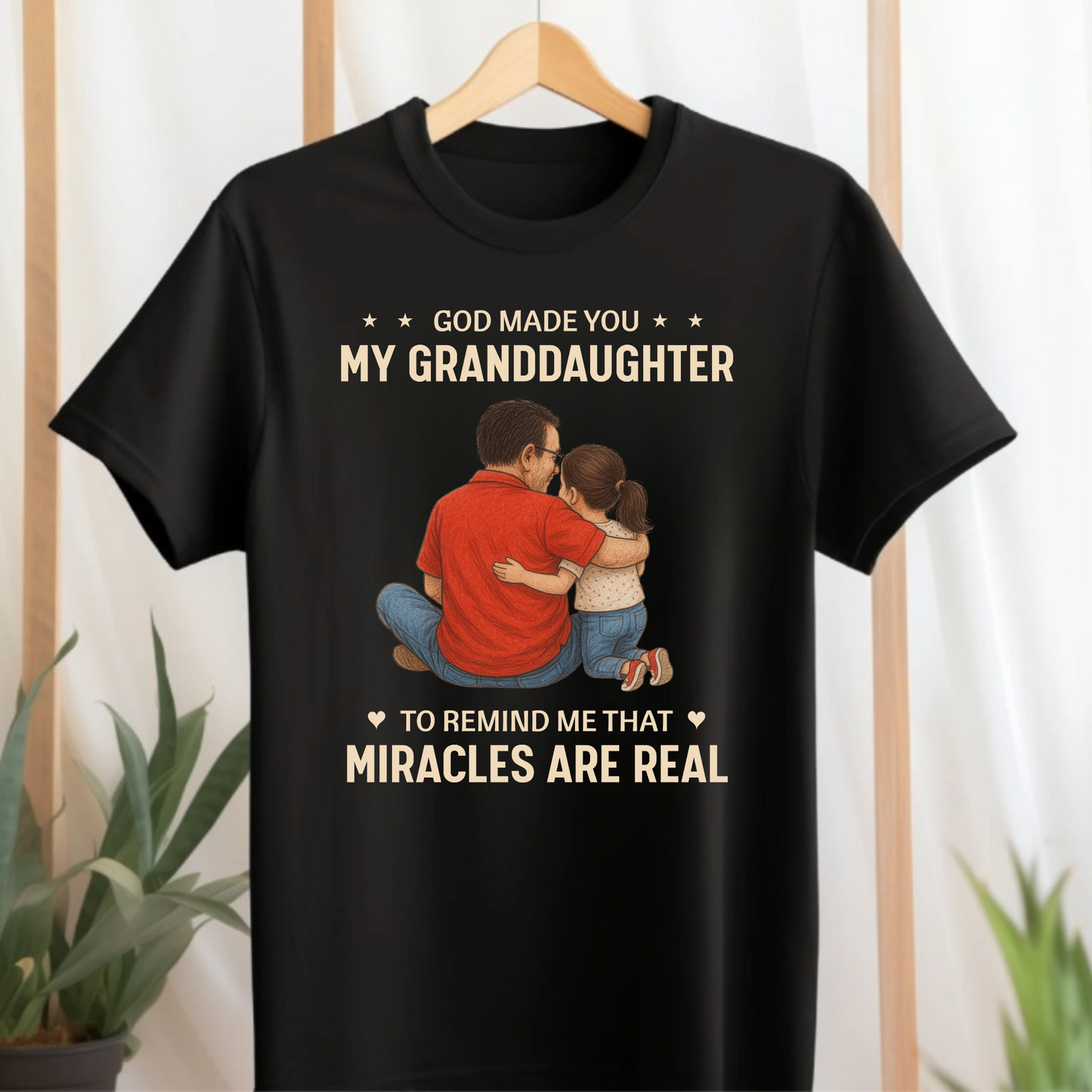 GRANDDAUGHTER MIRACLE (GRANDFATHER) CLASSIC T-SHIRT