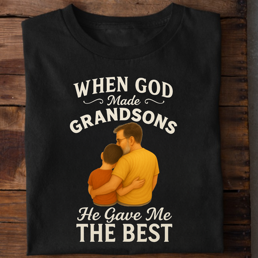 BEST GRANDSON-CLASSIC KIDS & ADULT T-SHIRT