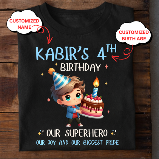 CUSTOMIZATION BOY'S T-SHIRT- YOU ARE OUR BIGGEST PRIDE CLASSIC KIDS T-SHIRT