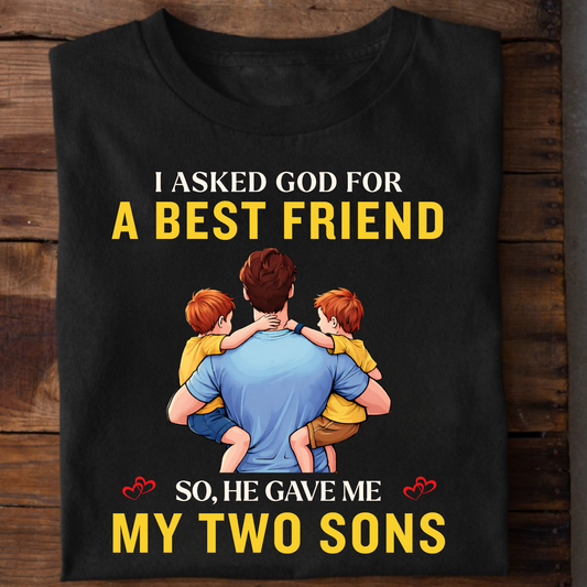 MY BEST FRIEND, MY SONS (FATHER) CLASSIC T-SHIRT