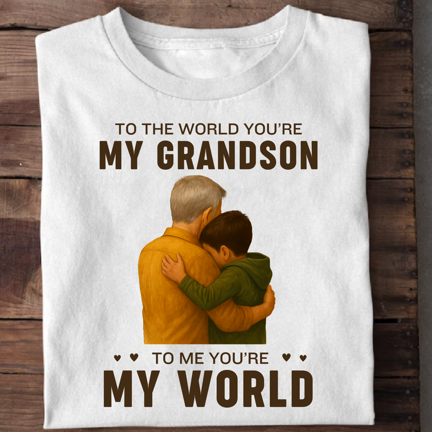 MY WORLD, MY GRANDSON CLASSIC T-SHIRT