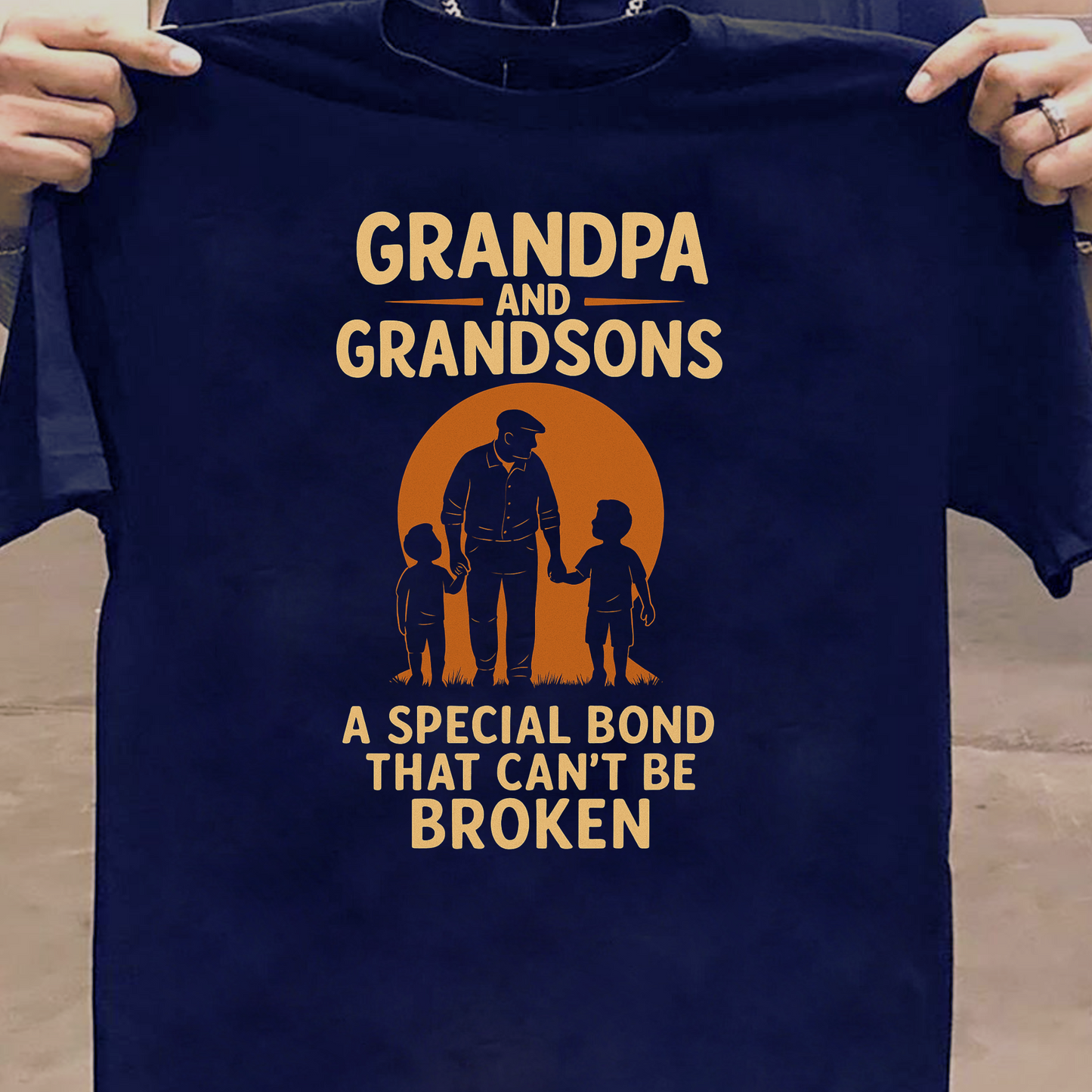 GRANDPA AND GRANDSONS, A SPECIAL BOND THAT CAN'T BE BROKEN CLASSICT-SHIRT