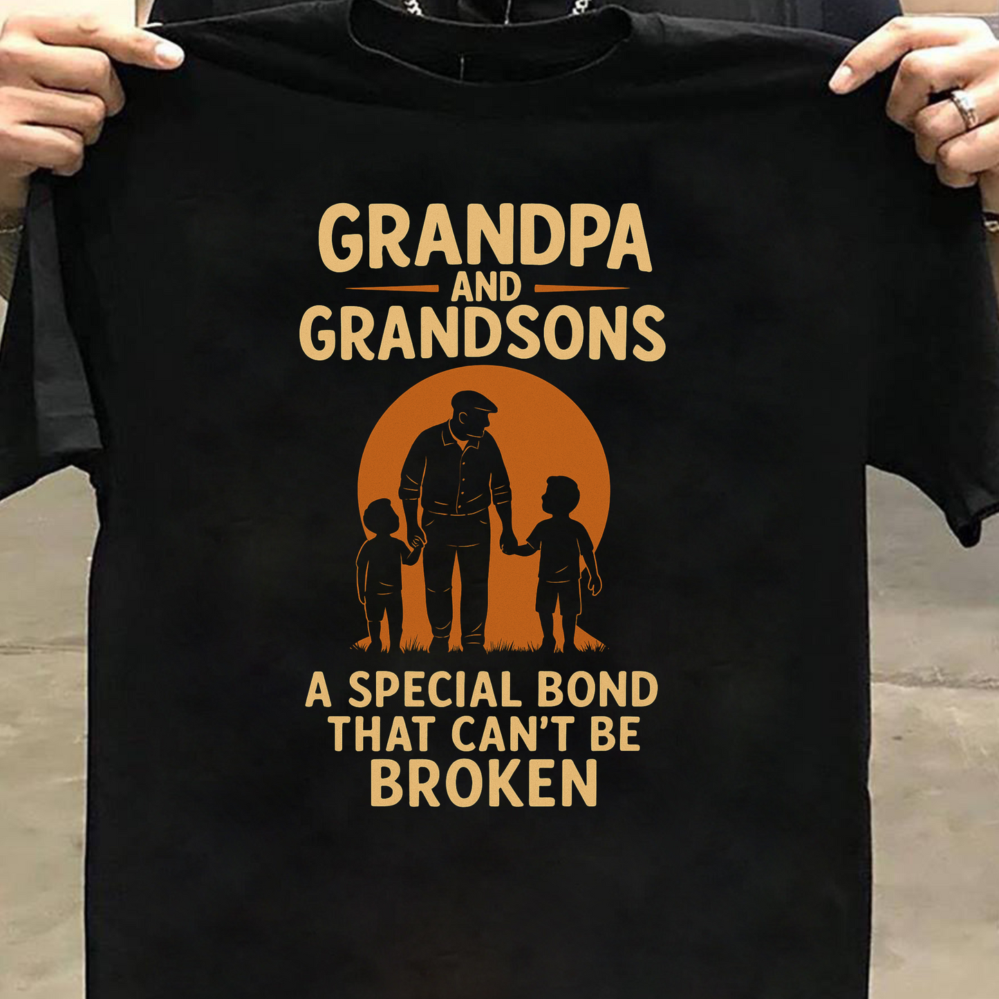 GRANDPA AND GRANDSONS, A SPECIAL BOND THAT CAN'T BE BROKEN CLASSICT-SHIRT