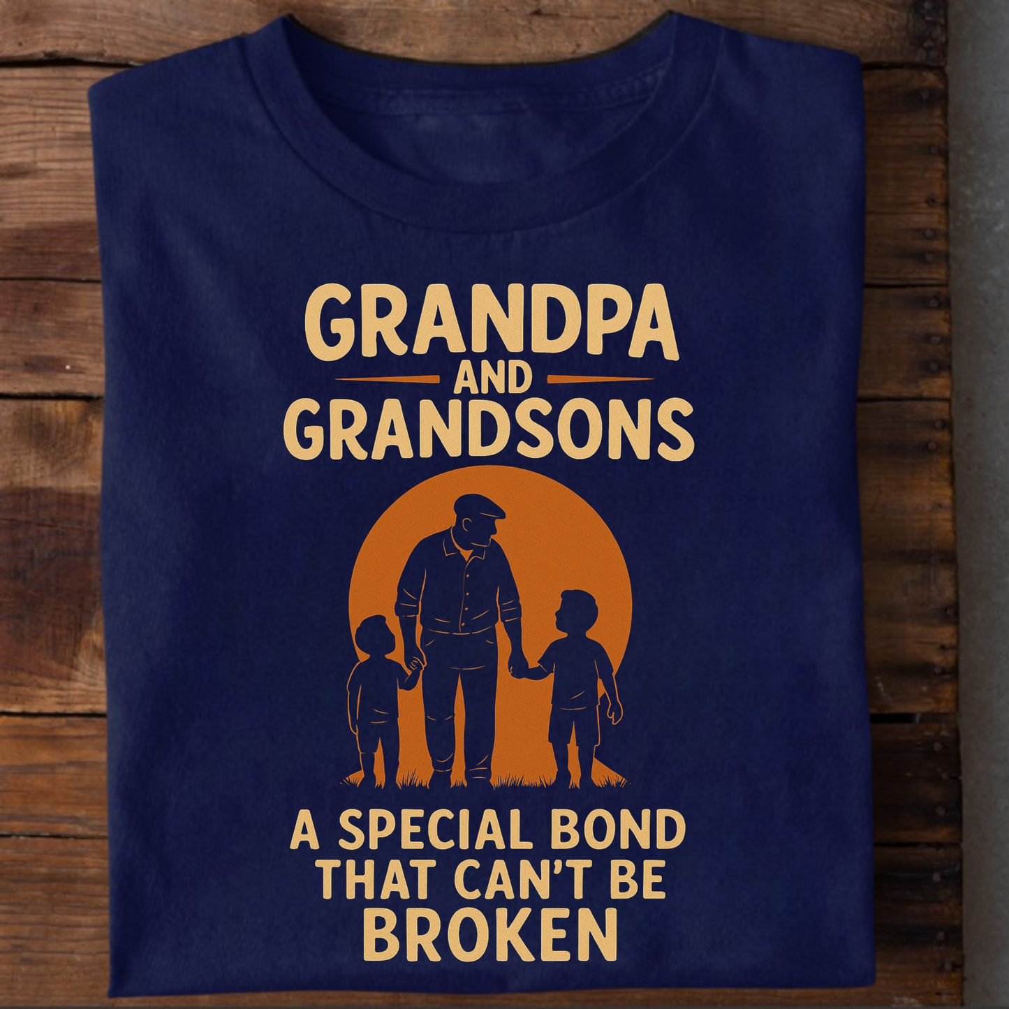 GRANDPA AND GRANDSONS, A SPECIAL BOND THAT CAN'T BE BROKEN CLASSICT-SHIRT