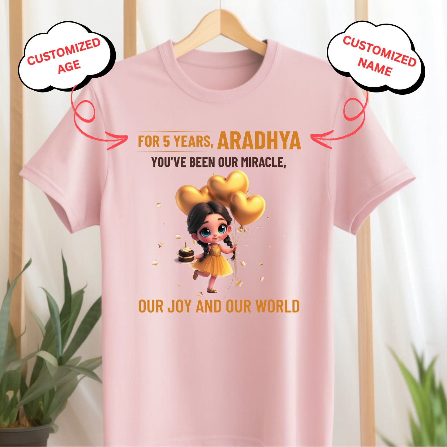 CUSTOMIZED-YOU'VE BEEN OUR MIRACLE CLASSIC KIDS T-SHIRT