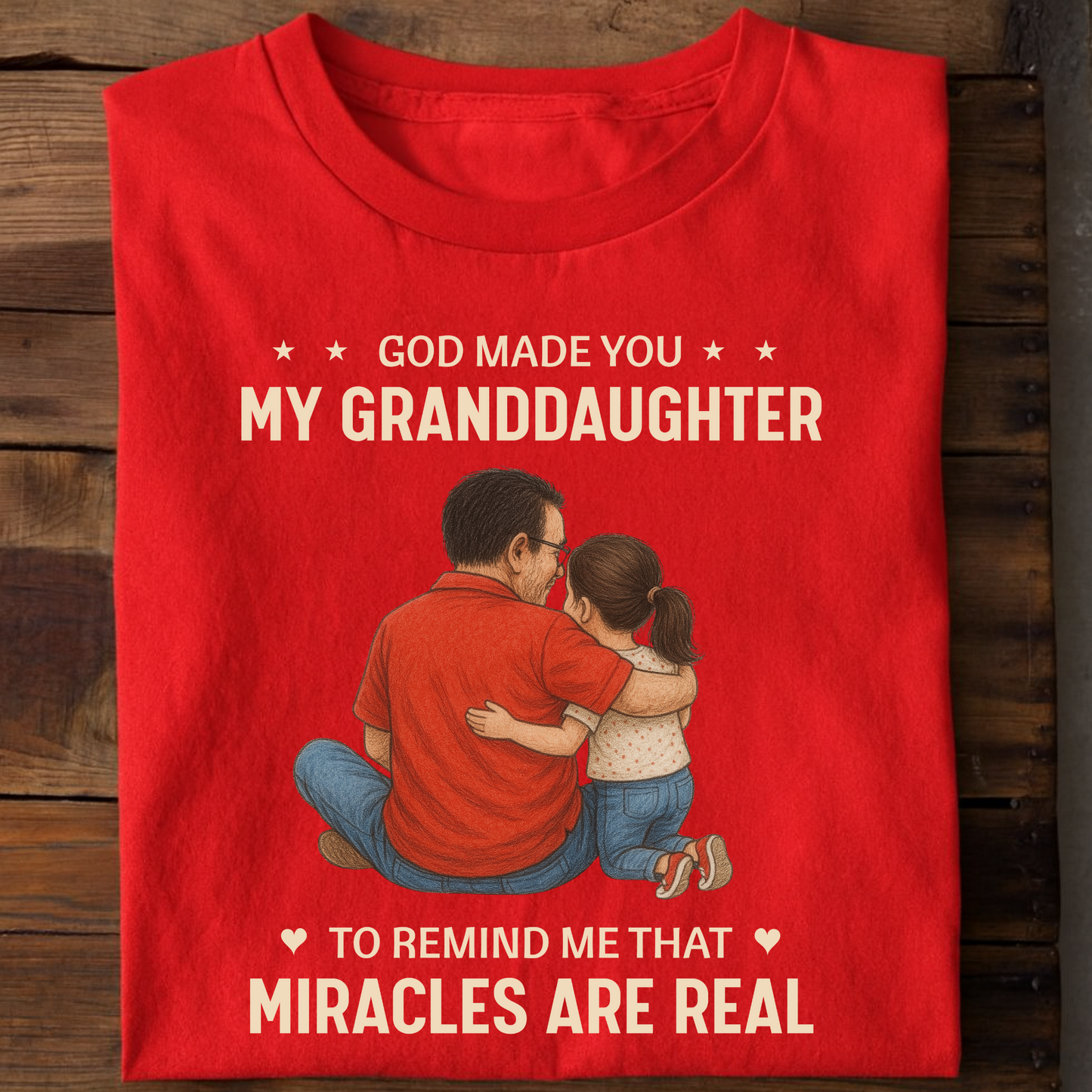 GRANDDAUGHTER MIRACLE (GRANDFATHER) CLASSIC T-SHIRT