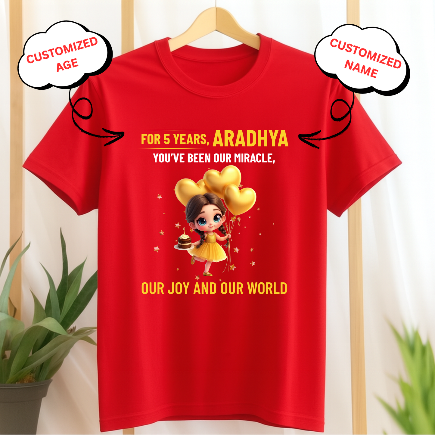 CUSTOMIZED-YOU'VE BEEN OUR MIRACLE CLASSIC KIDS T-SHIRT