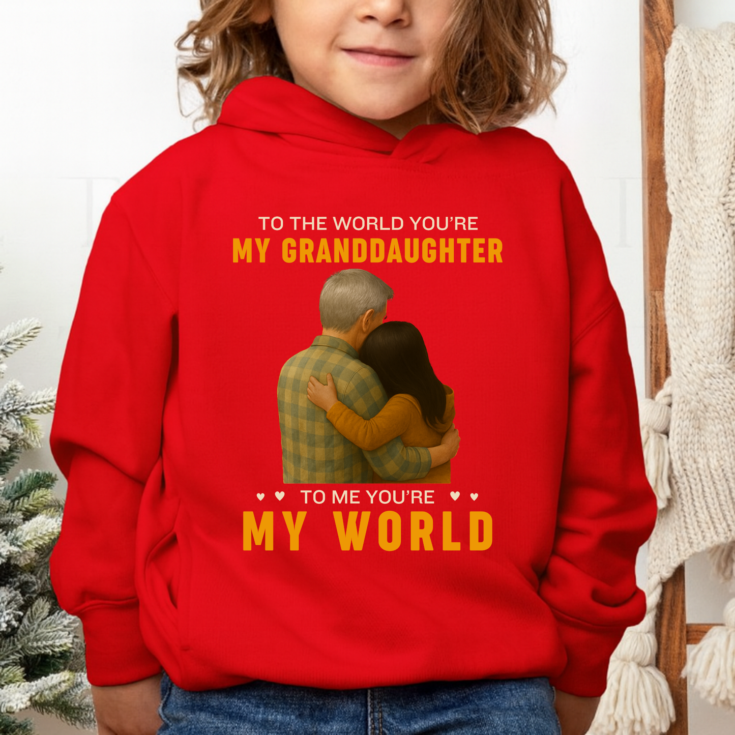 MY GRANDDAUGHTER, MY WORLD (GF) CLASSIC HOODIE