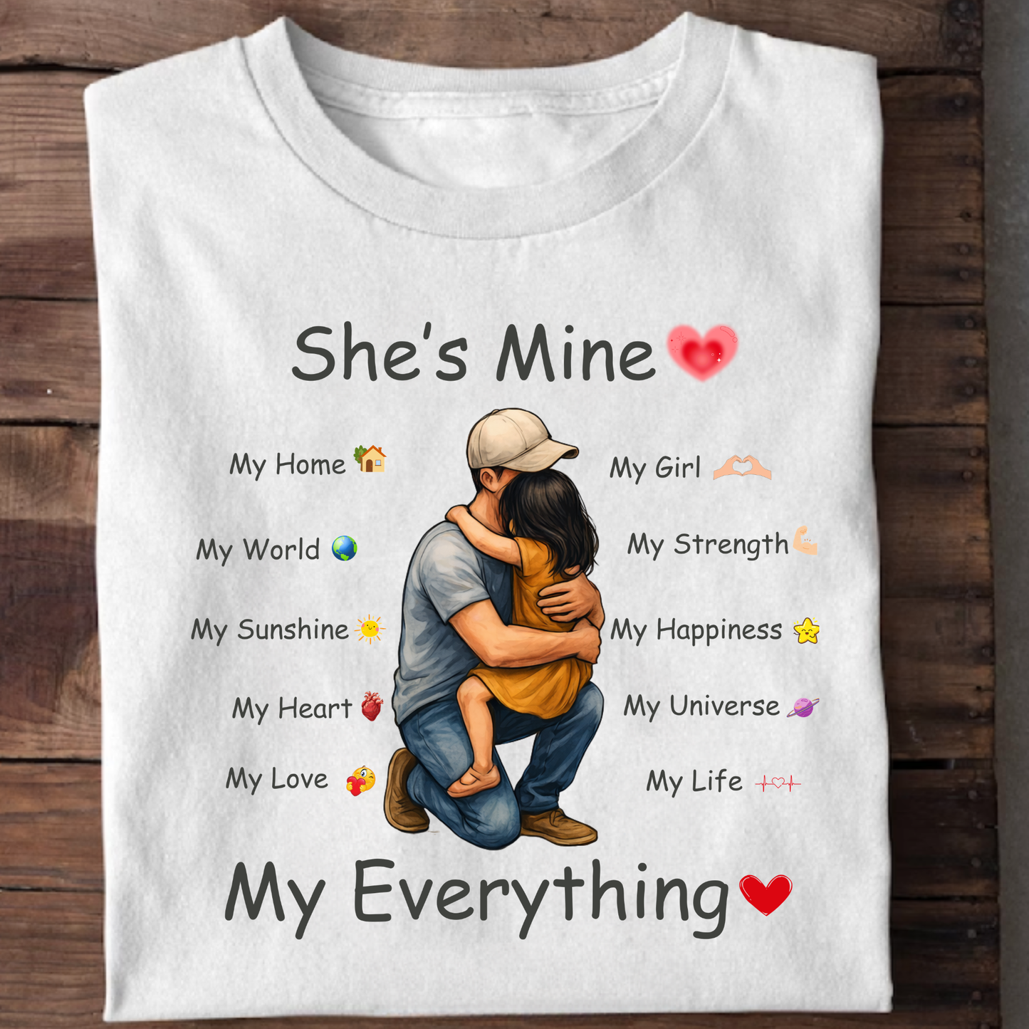 SHE'S MINE (FATHER & DAUGHTER) CLASSIC T-SHIRT
