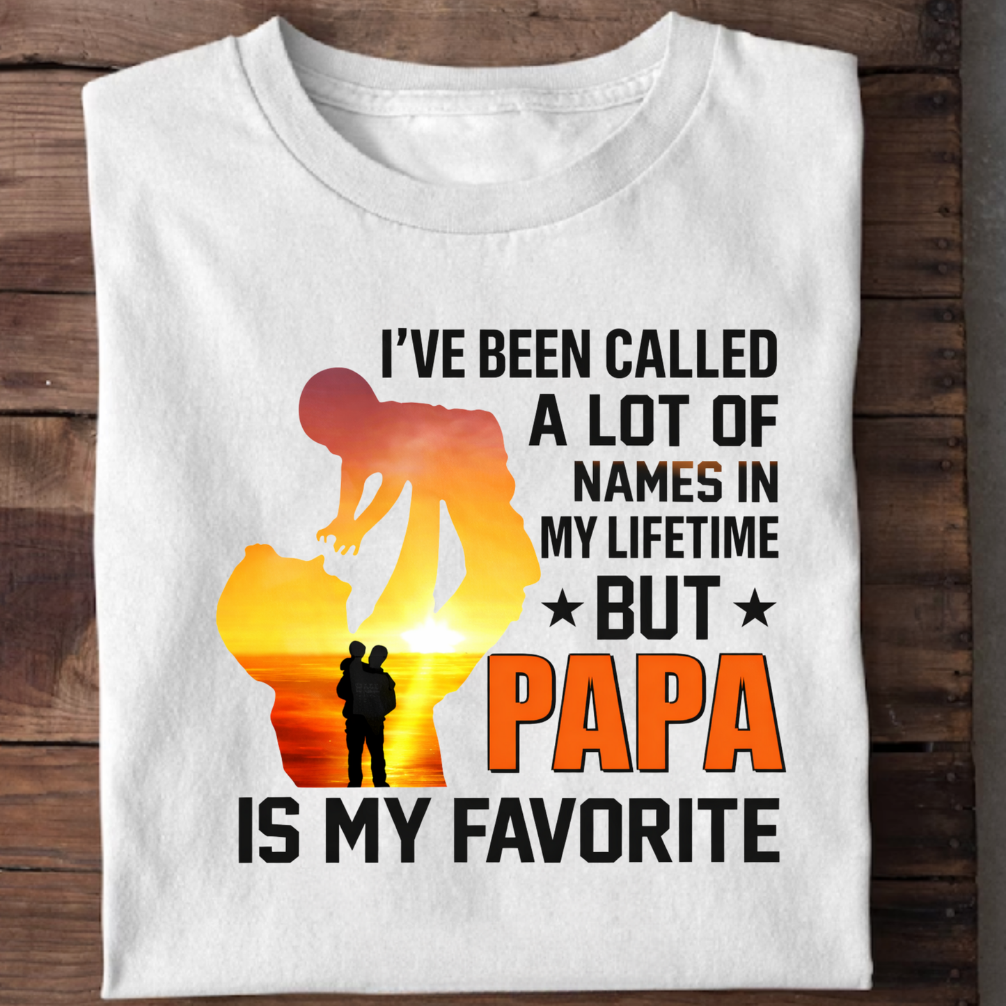 MY FAVORITE NAME IS PAPA (FATHER & SON) CLASSIC T-SHIRT