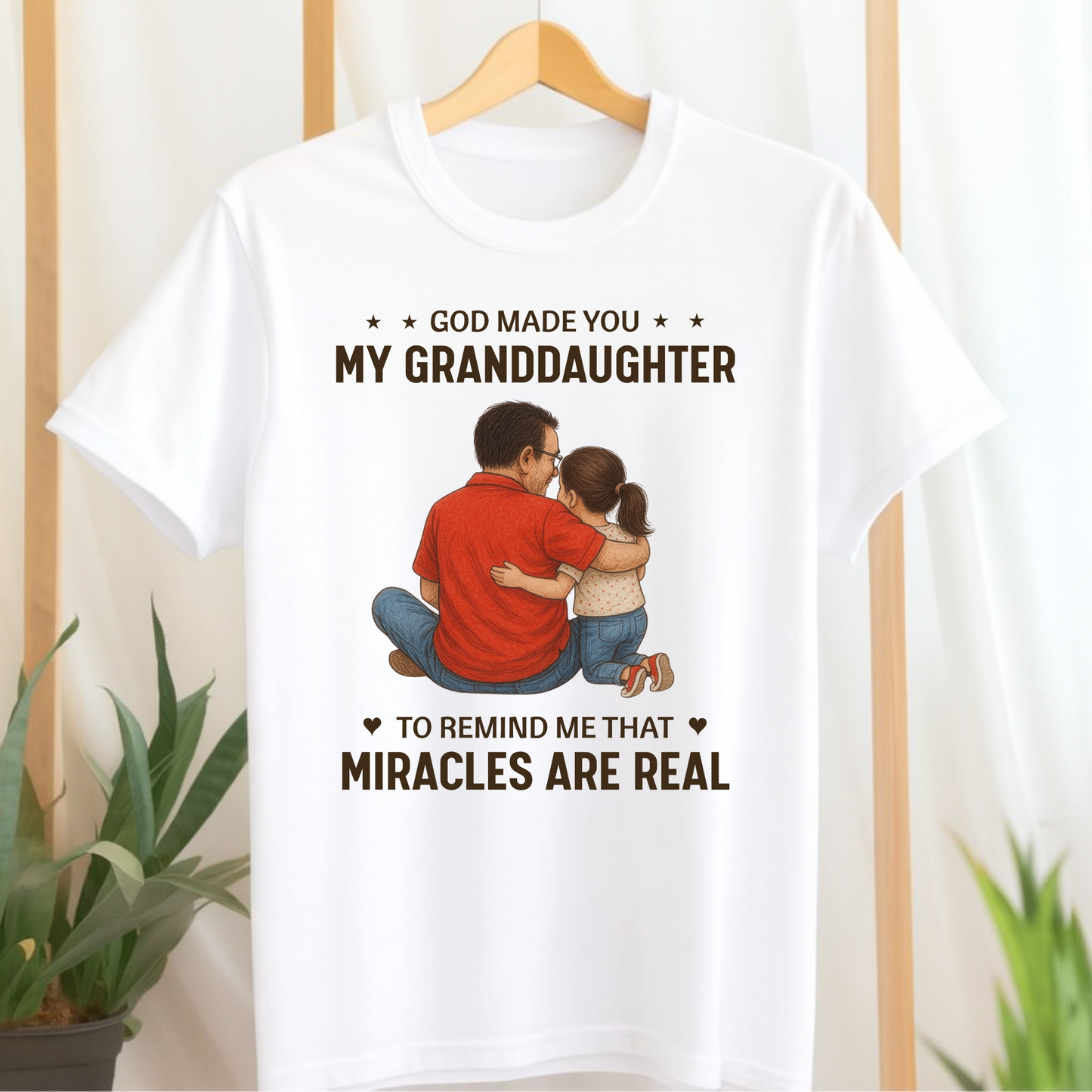 GRANDDAUGHTER MIRACLE (GRANDFATHER) CLASSIC T-SHIRT