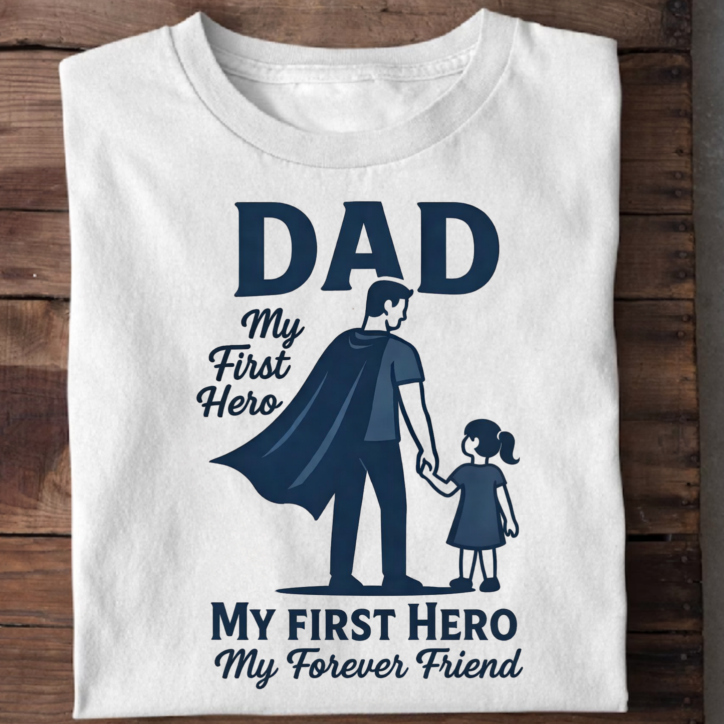 MY FIRST HERO, MY FOREVER FRIEND (FATHER DAUGHTER) CLASSIC T-SHIRT