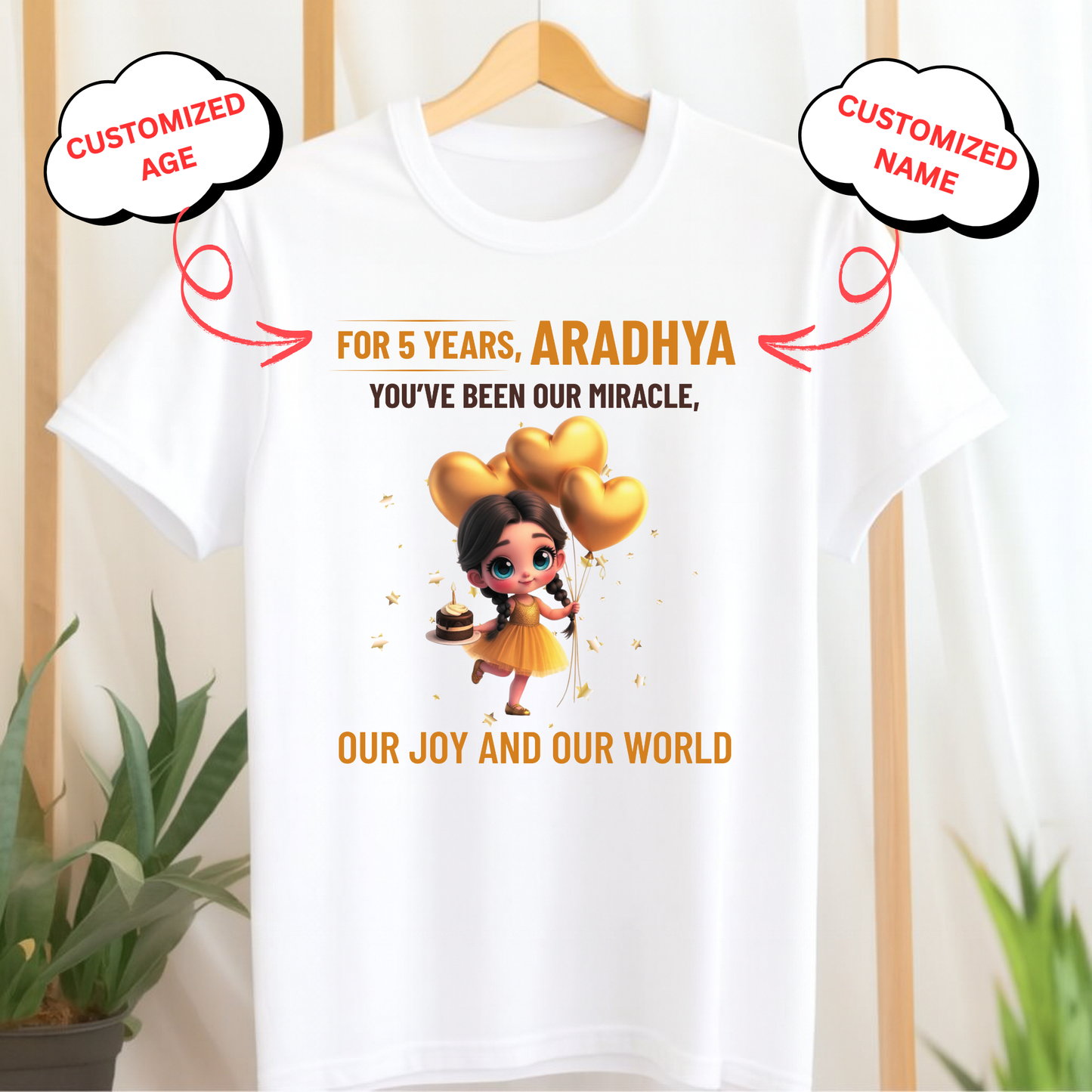 CUSTOMIZED-YOU'VE BEEN OUR MIRACLE CLASSIC KIDS T-SHIRT